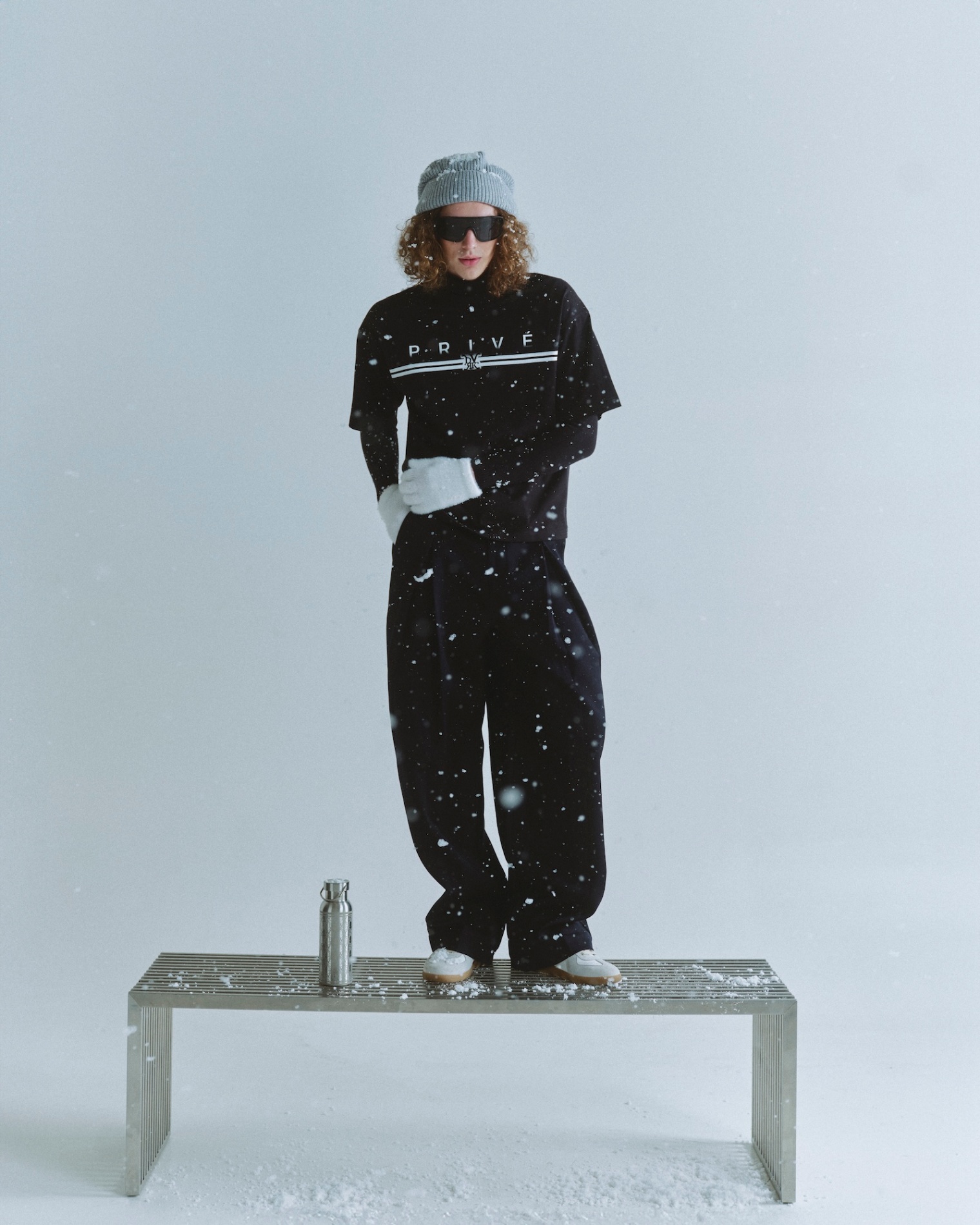 DVRK PRIVÉ FADED BAR LOGO TEE - BLACK 7