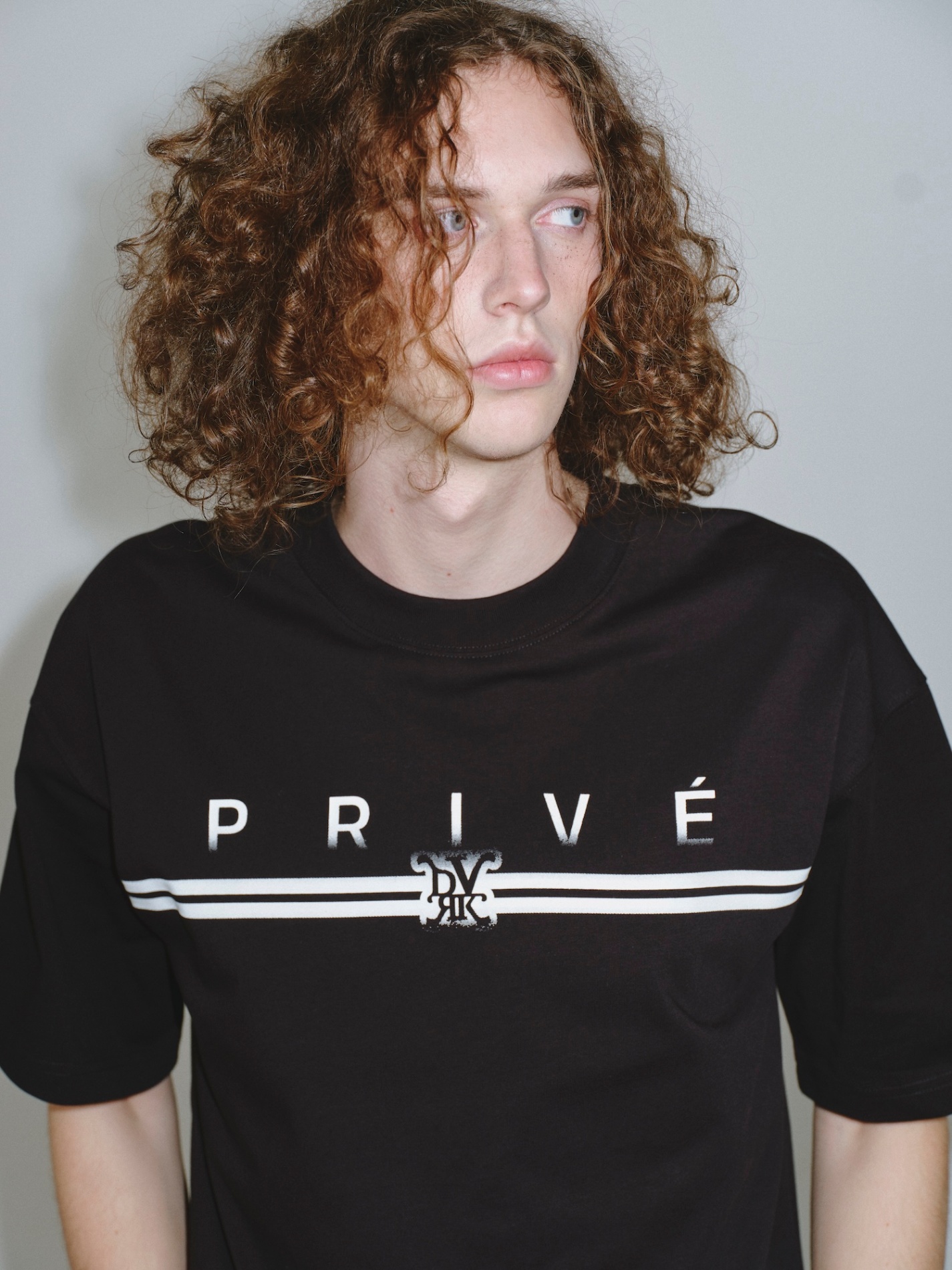 DVRK PRIVÉ FADED BAR LOGO TEE - BLACK 5