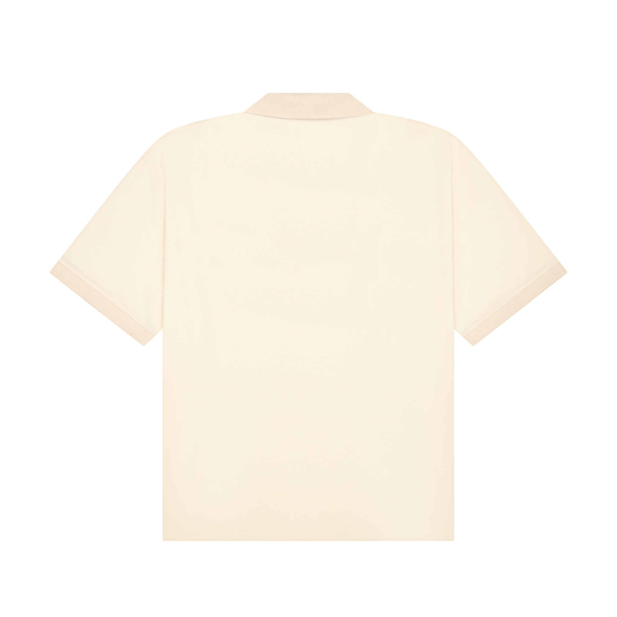 DVRK PRIVÉ STRIPED LOGO POLO - CREAM 2