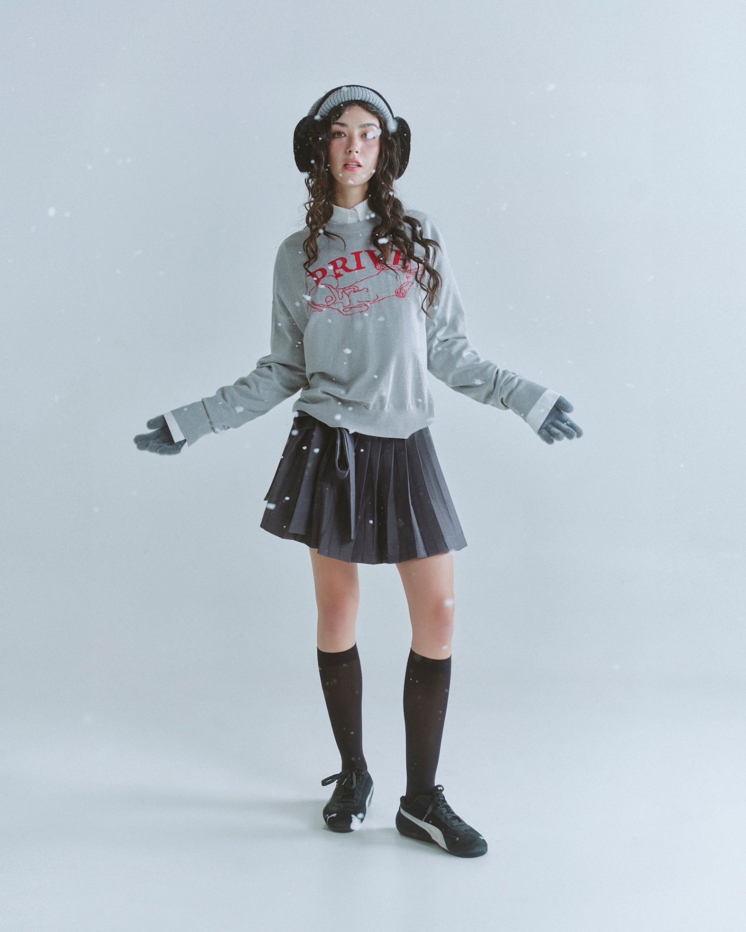 DVRK PRIVÉ DACHSHUND SWEATER - GREY 4