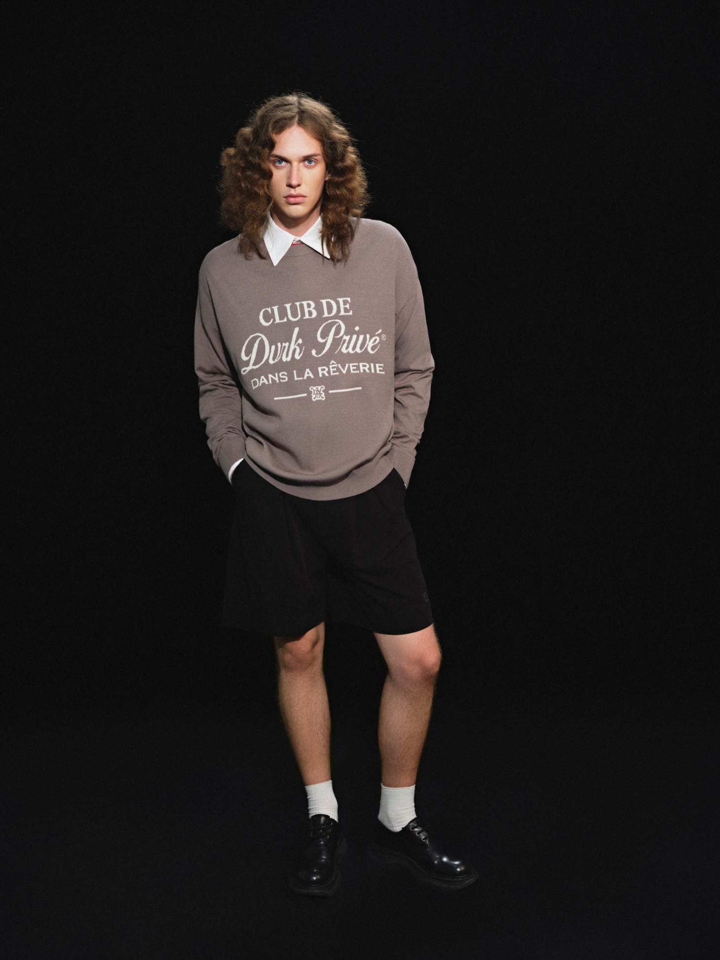 DVRK PRIVÉ RÊVERIE LOGO SWEATER - GREY
