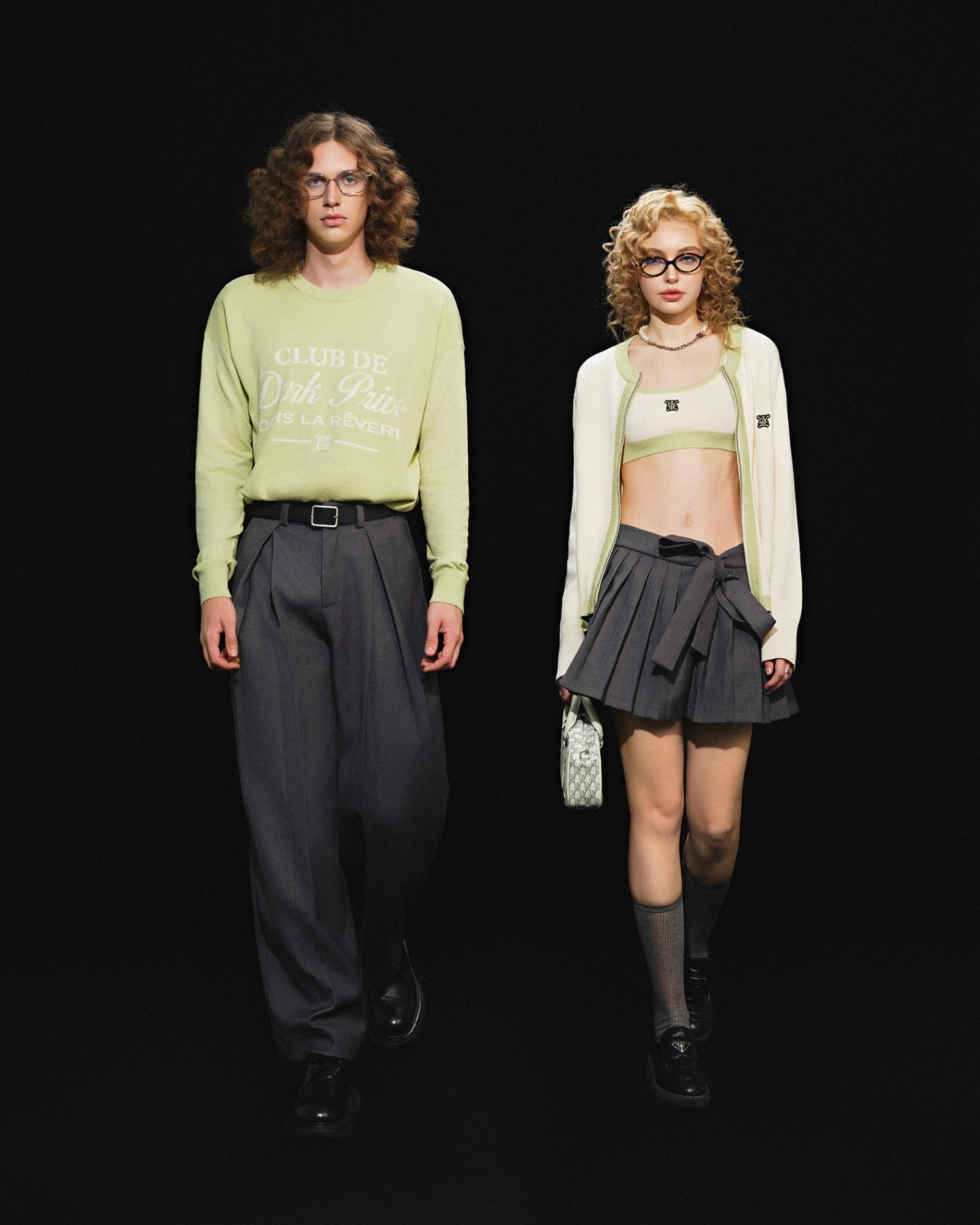 DVRK PRIVÉ RÊVERIE LOGO SWEATER - MATCHA 6