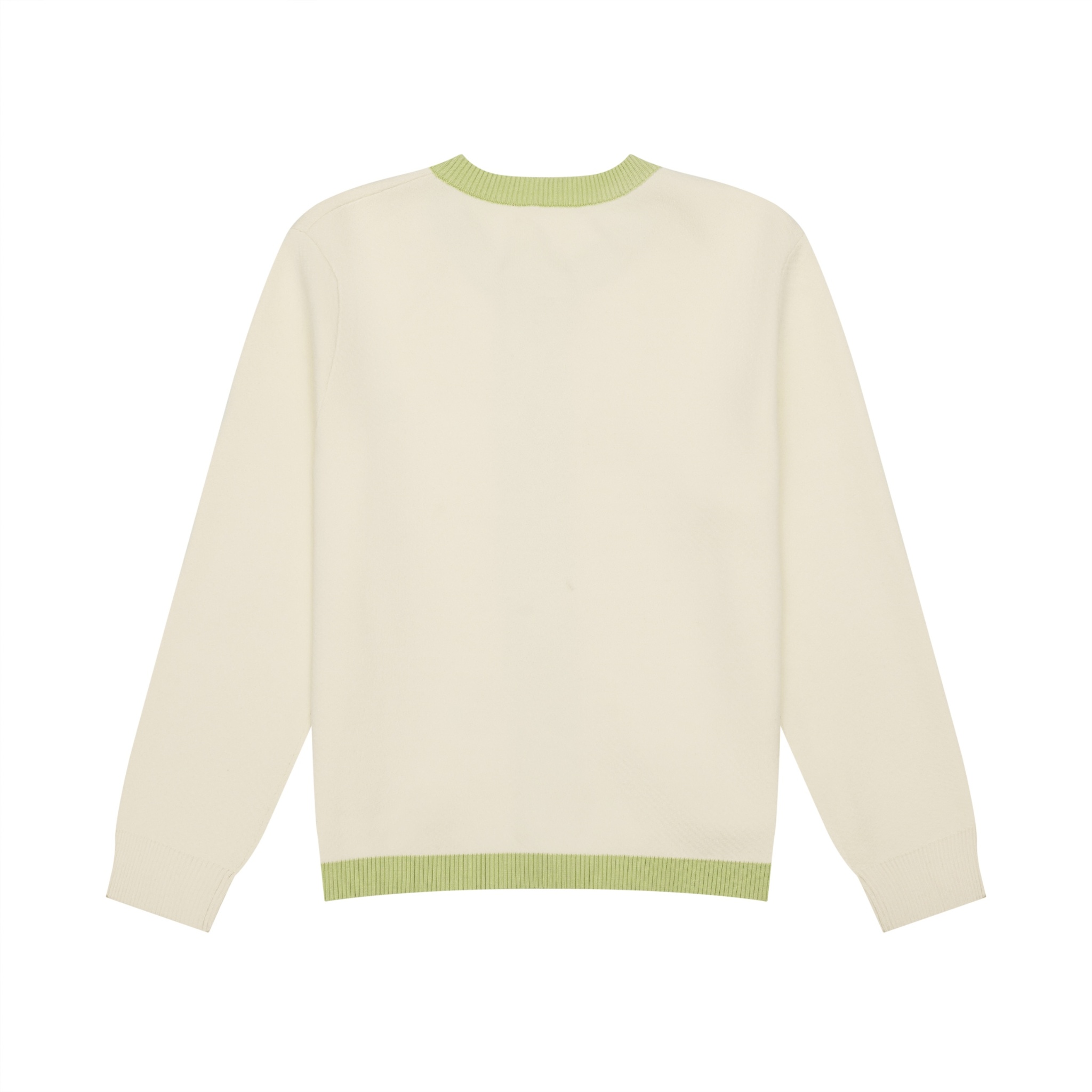 DVRK PRIVÉ POINTELLE KNITTED CROPPED TOP & CARDIGAN SET - MATCHA 2