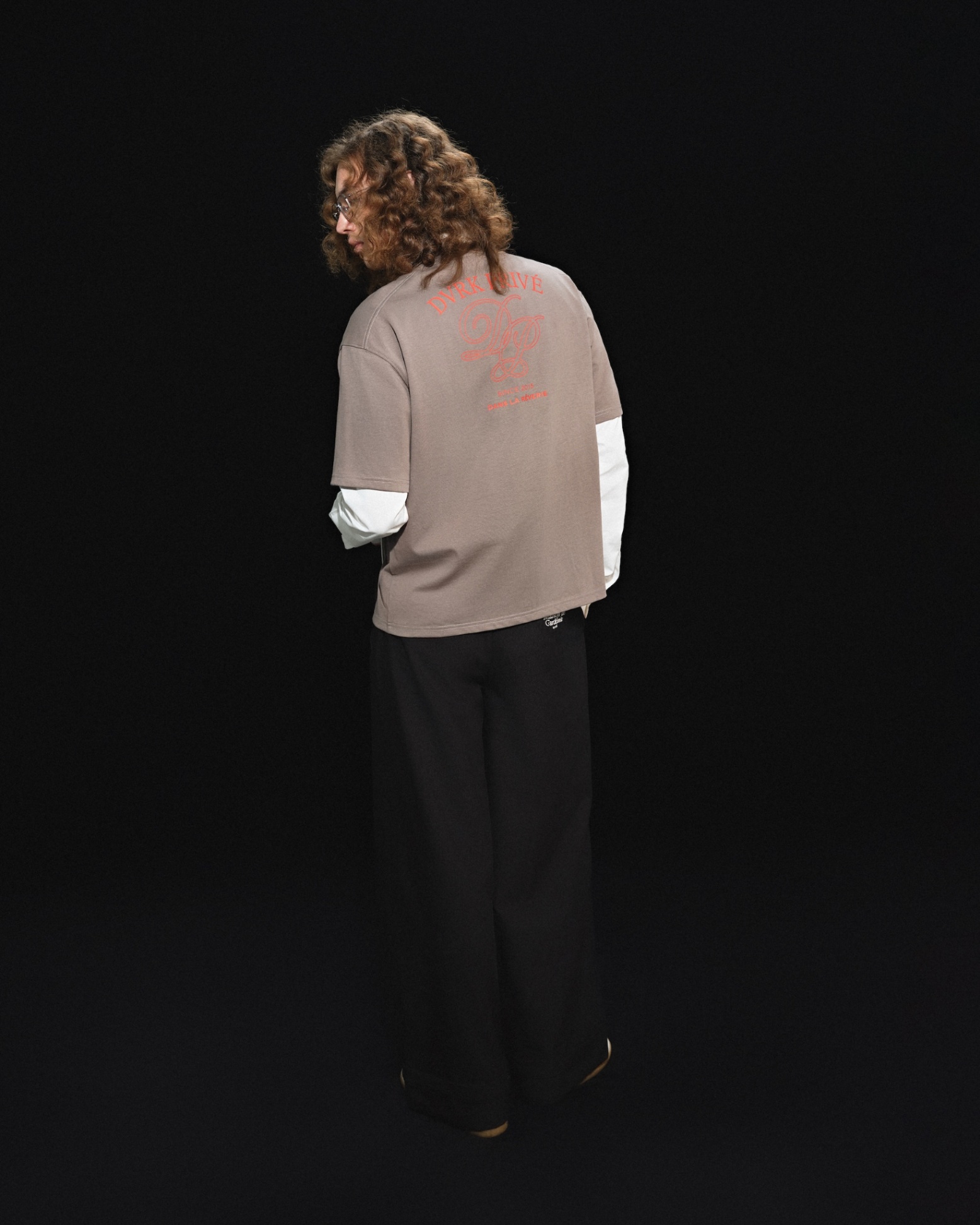 DVRK PRIVÉ RÊVERIE LOGO TEE - GREY 5