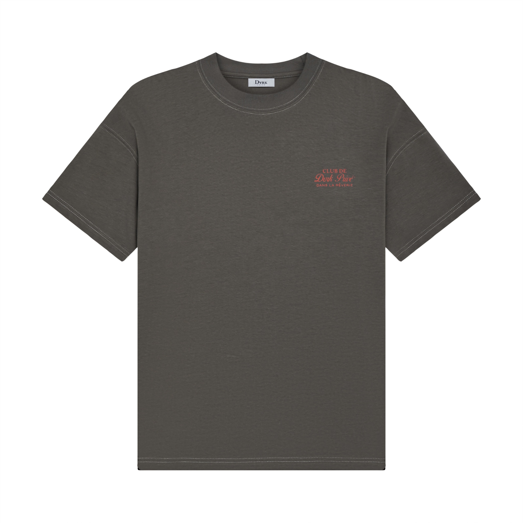 DVRK PRIVÉ RÊVERIE LOGO TEE - GREY