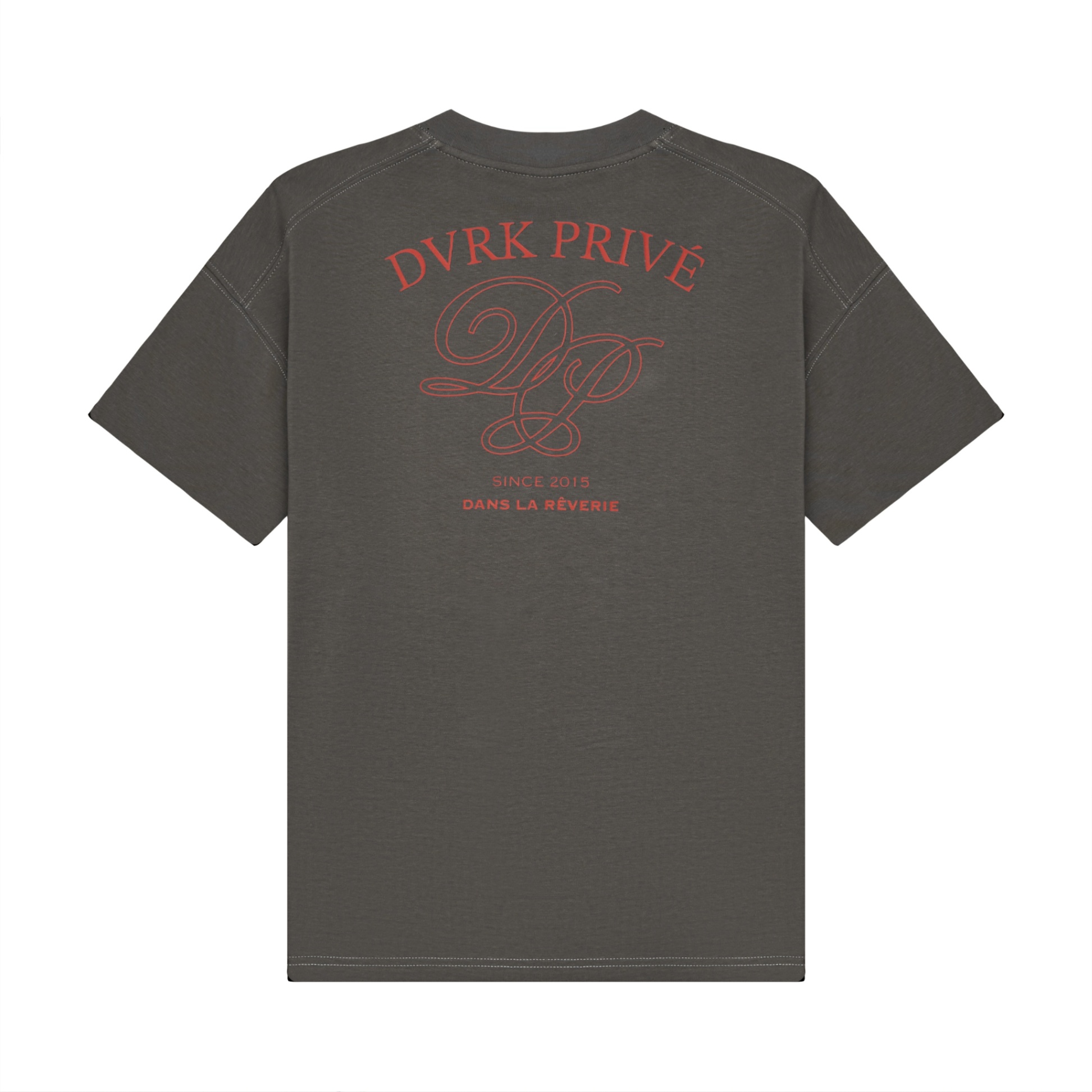DVRK PRIVÉ RÊVERIE LOGO TEE - GREY 2