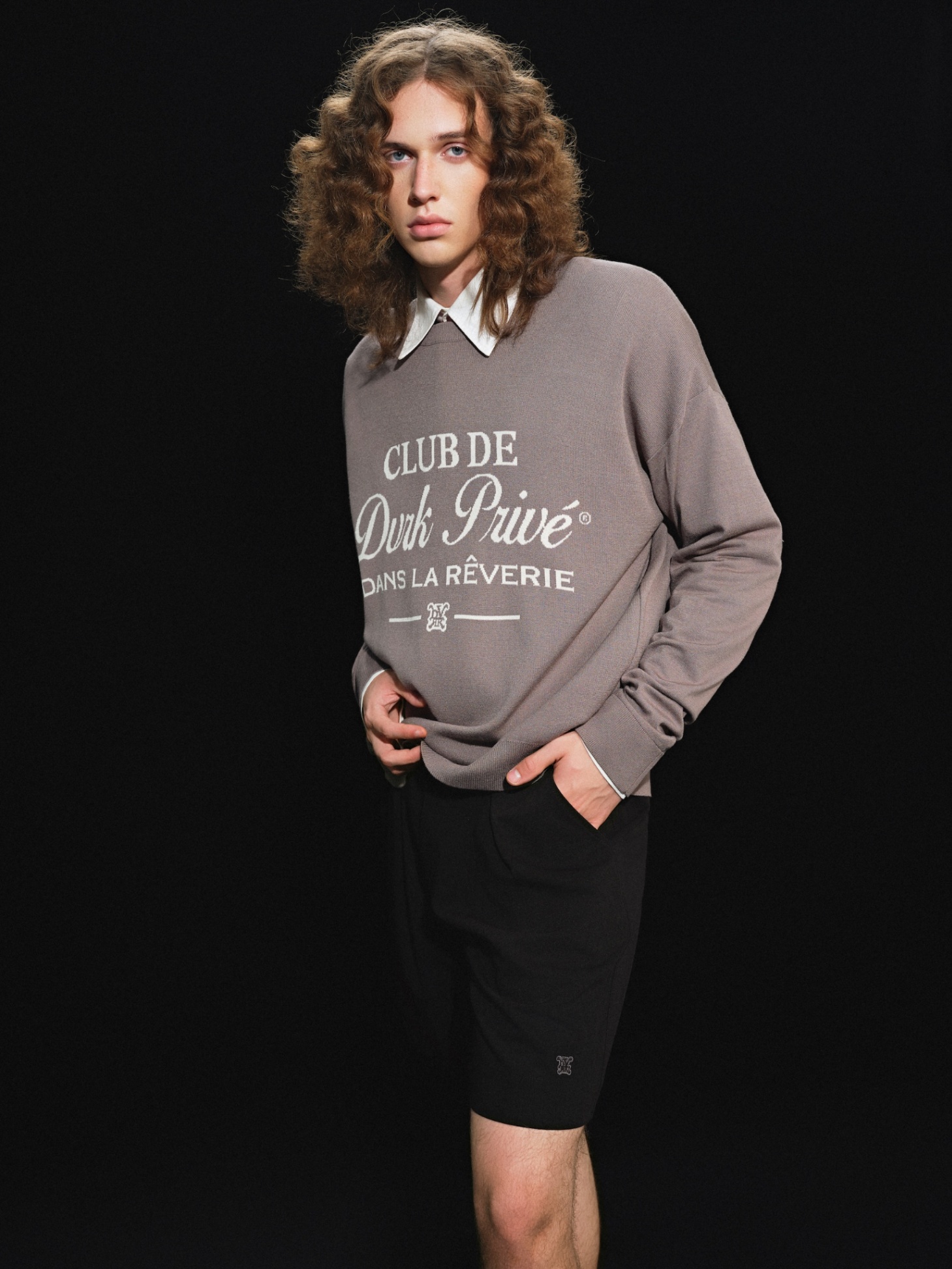 DVRK PRIVÉ RÊVERIE LOGO SWEATER - GREY 4