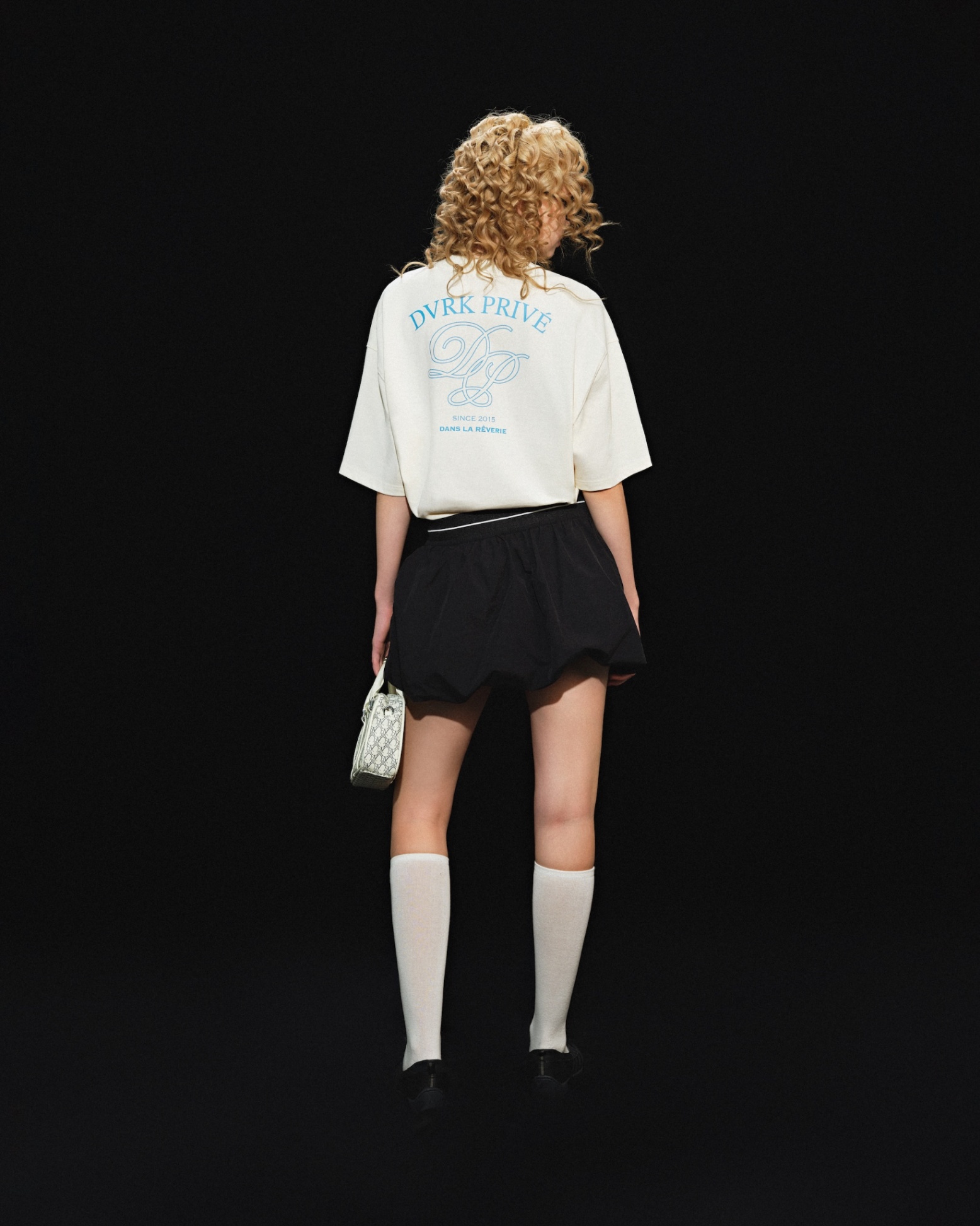 DVRK PRIVÉ RÊVERIE LOGO TEE - CREAM 5