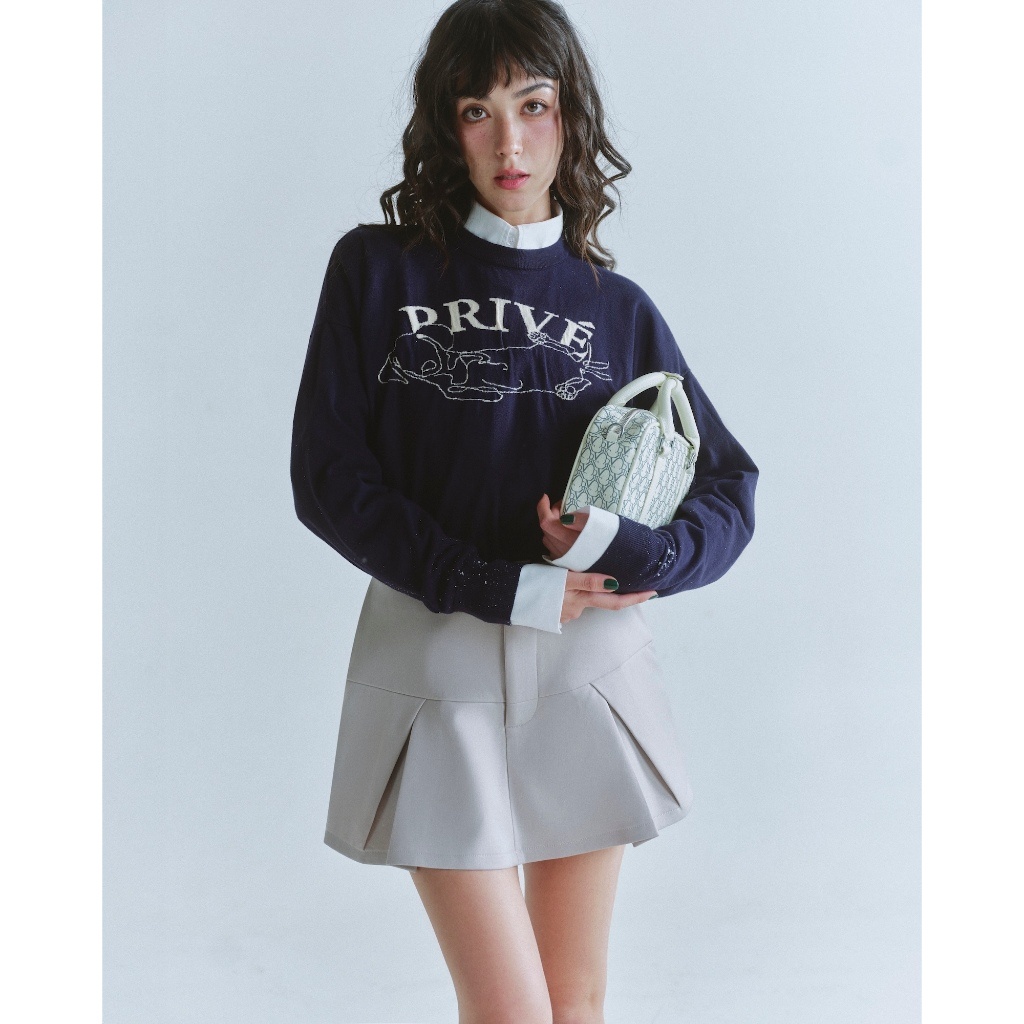 DVRK PRIVÉ DACHSHUND SWEATER - MIDNIGHT BLUE