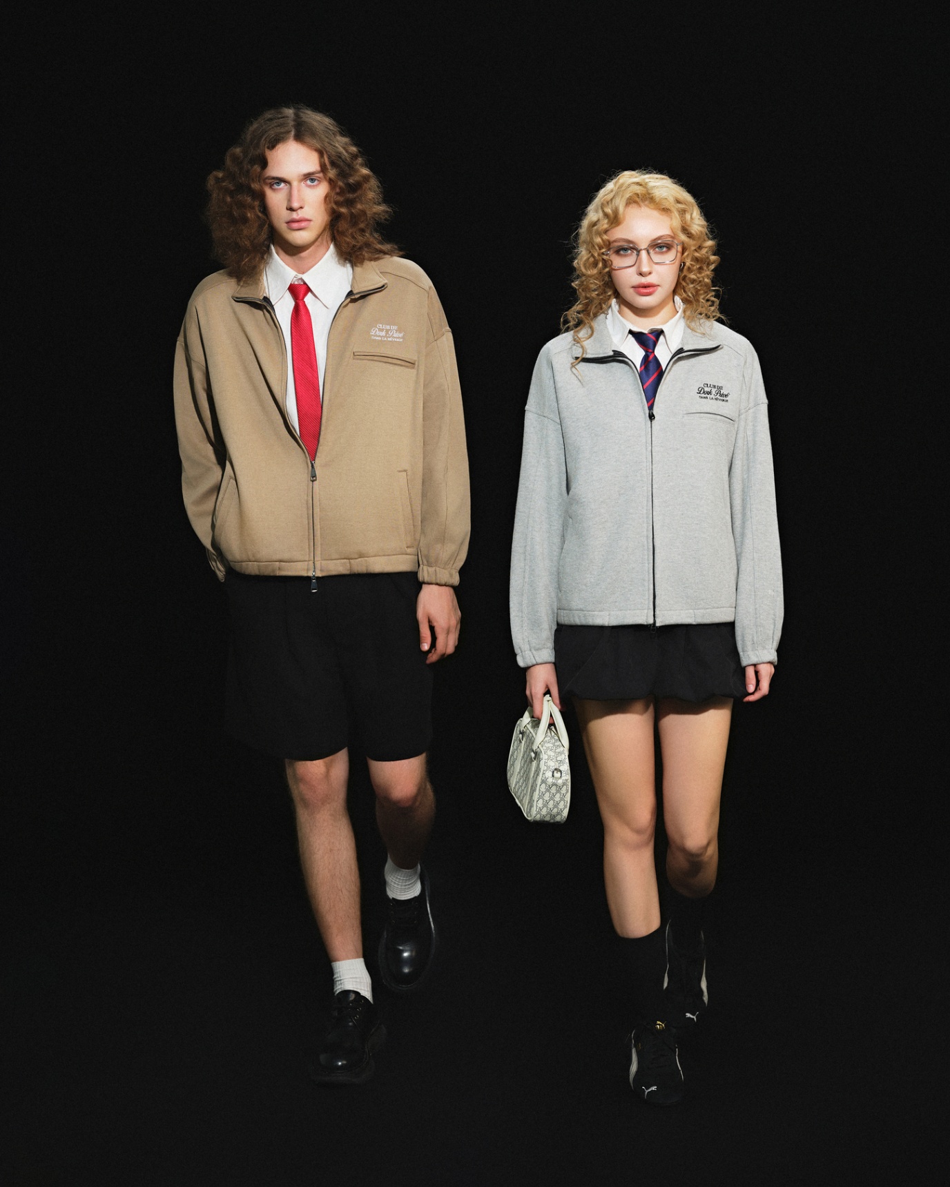 DVRK PRIVÉ RÊVERIE HIGH NECK ZIP UP JACKET - MOCHA 6