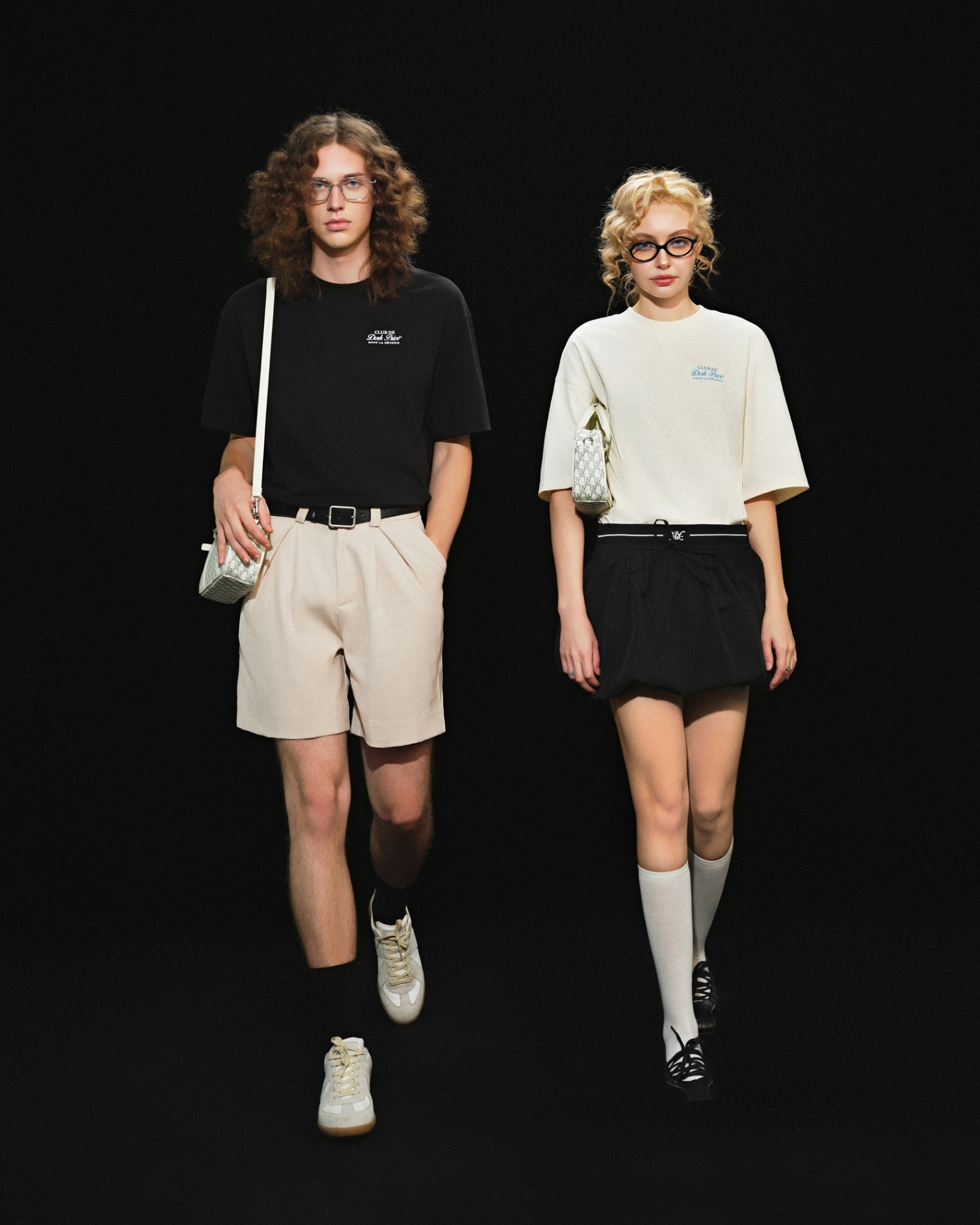 DVRK PRIVÉ LOGO WAISTBAND BUBBLE SKIRT PANTS - BLACK 6