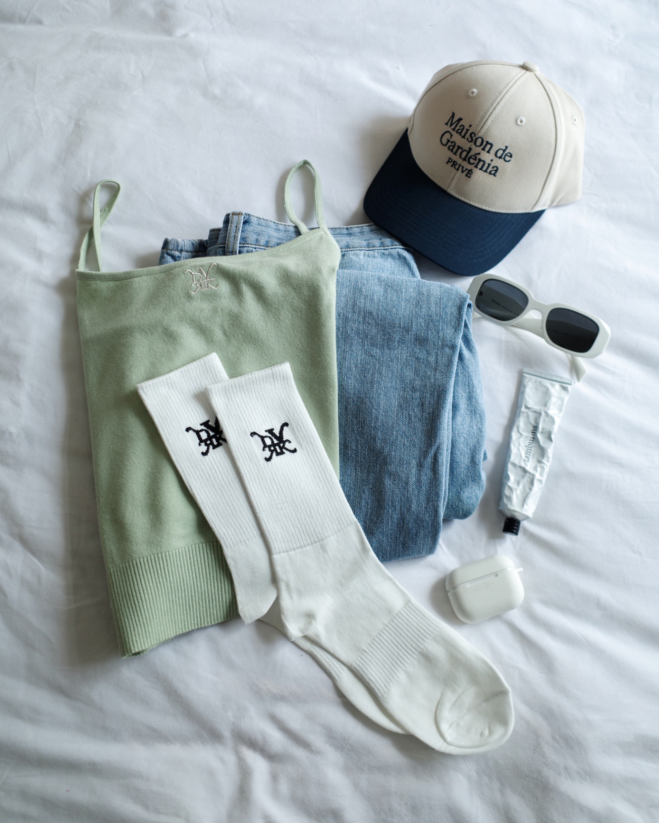 DVRK PRIVÉ LOGO SOCKS (2 PAIRS) - BLACK 2