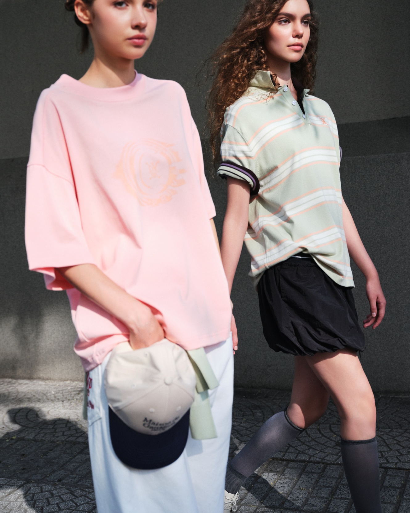 DVRK PRIVÉ FADED LOGO TEE - PINK