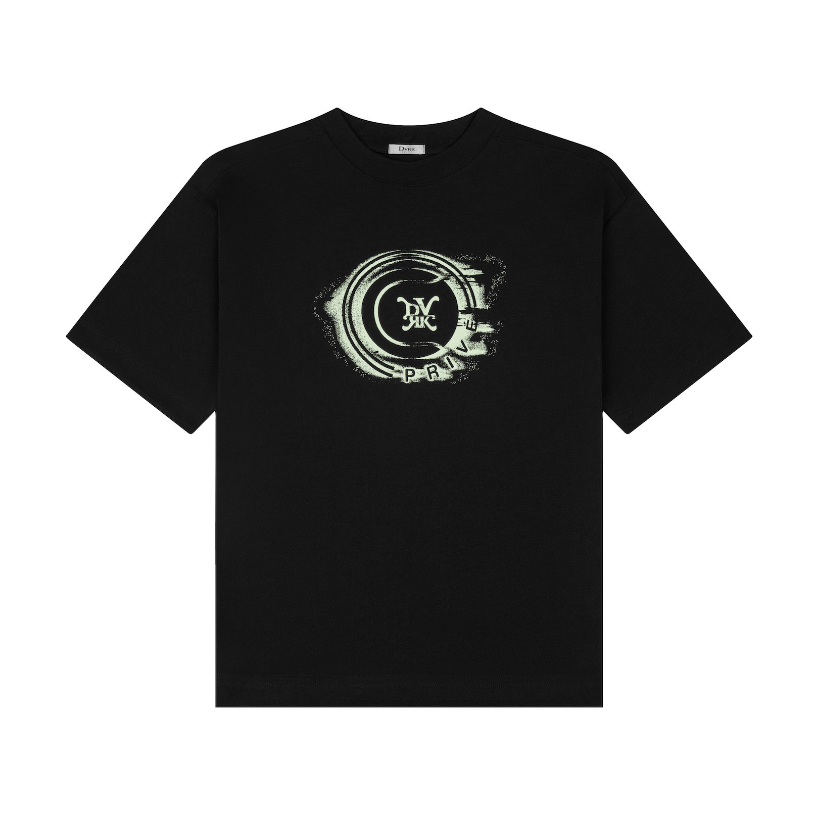 DVRK PRIVÉ FADED LOGO TEE - BLACK