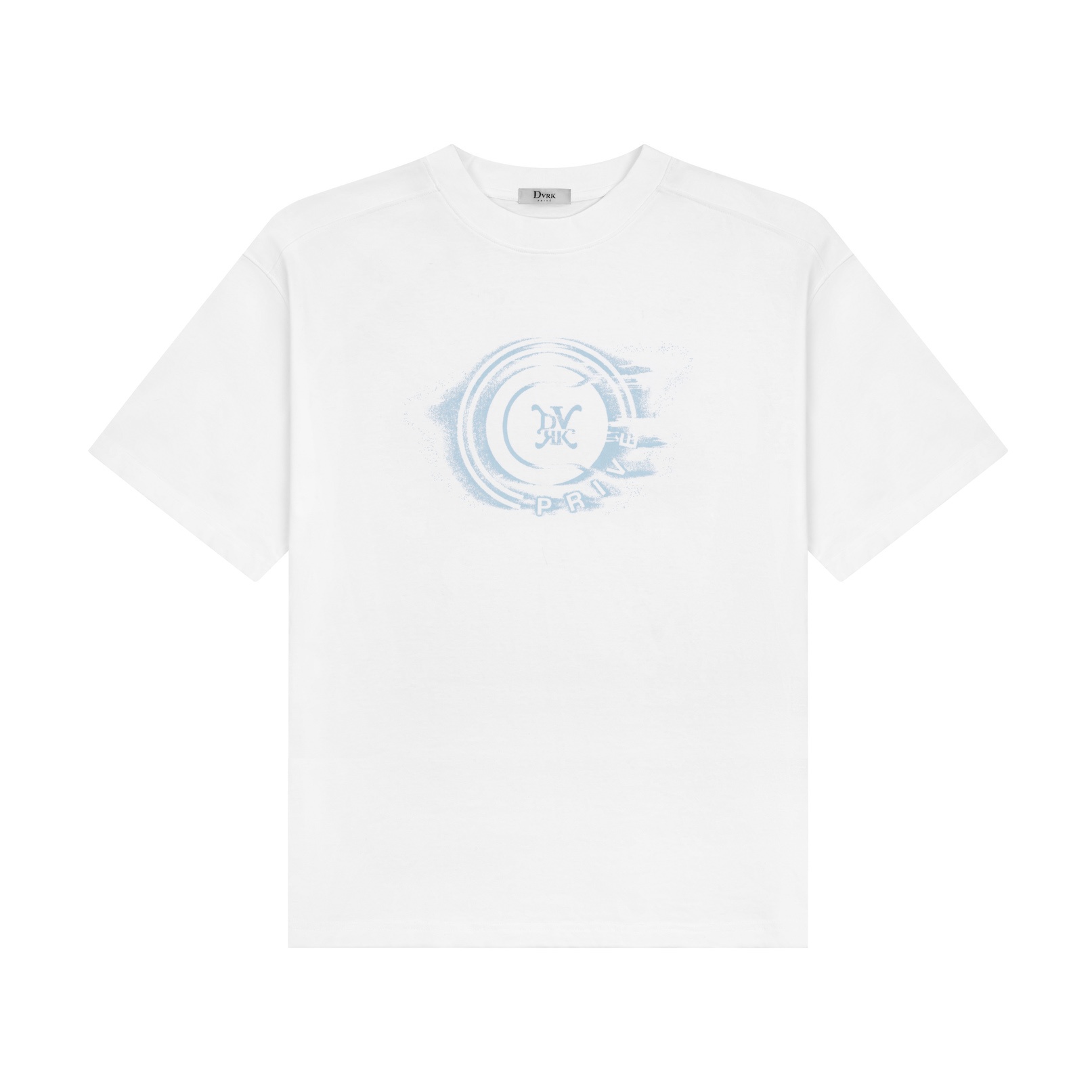 DVRK PRIVÉ FADED LOGO TEE - WHITE
