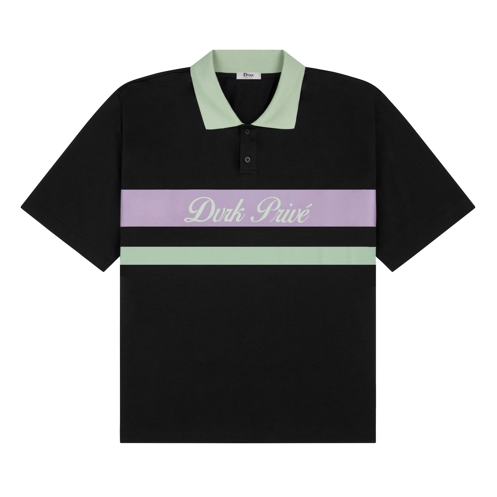 DVRK PRIVÉ RUGBY POLO - BLACK