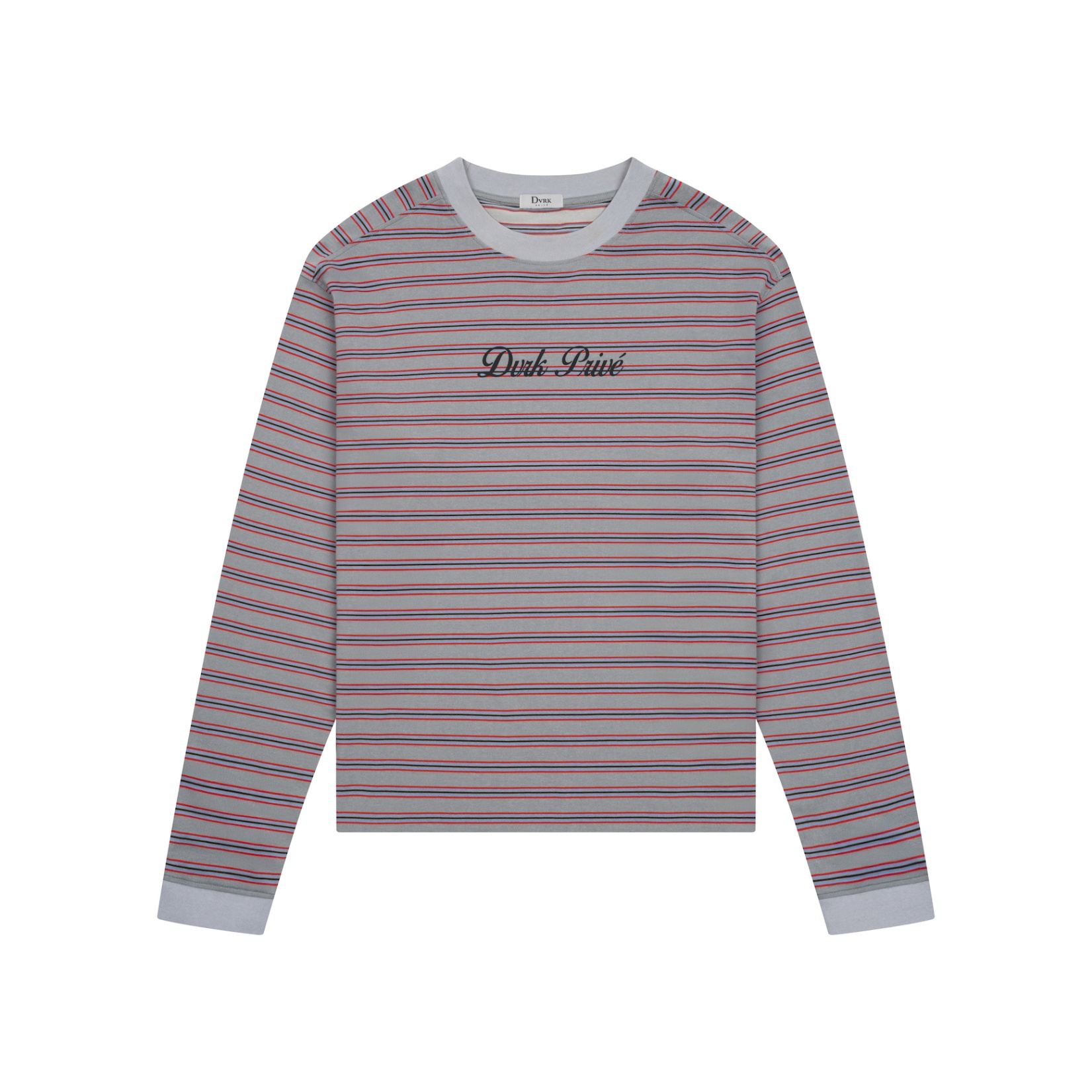DVRK PRIVÉ STRIPED LONG SLEEVES TEE - PASTEL PURPLE