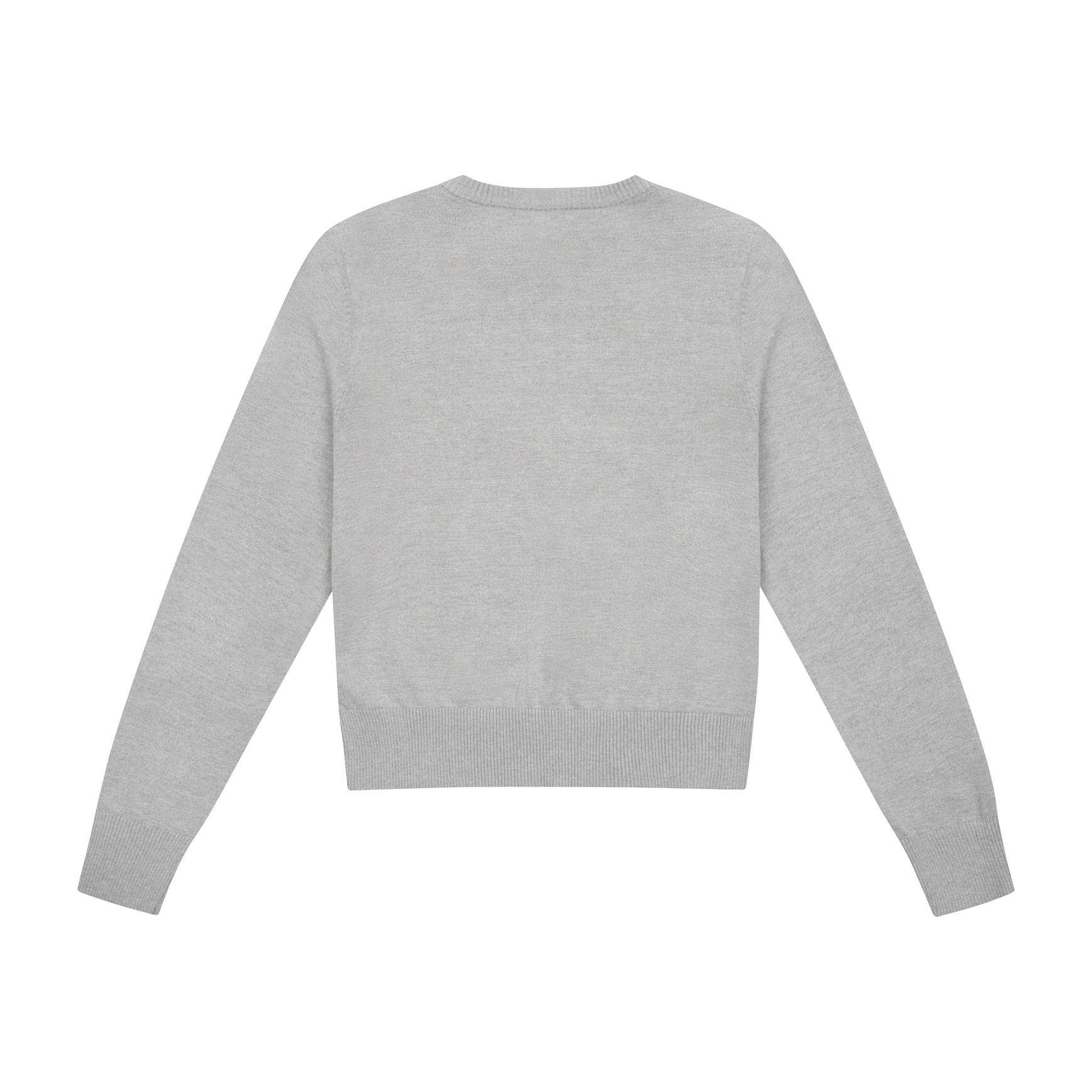DVRK PRIVÉ BASIC CARDIGAN KNIT SET - LIGHT GRAY 2