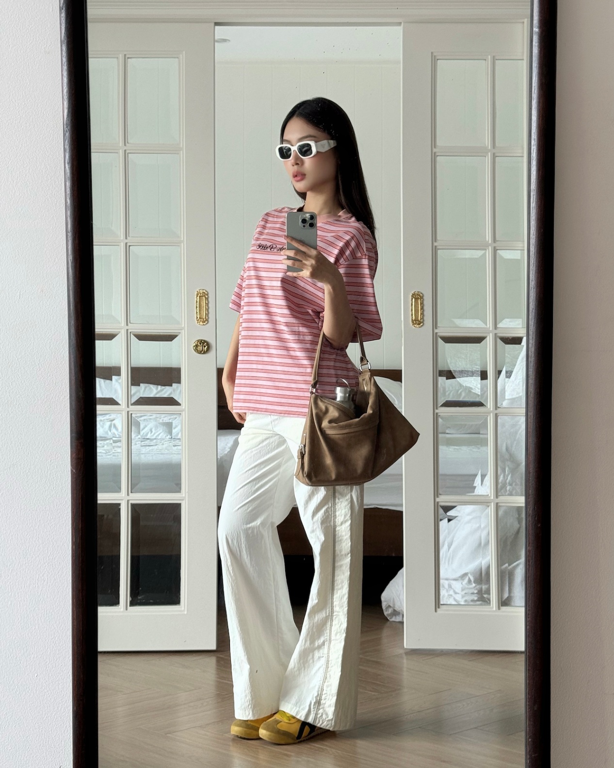 DVRK PRIVÉ STRIPED SHORT SLEEVES TEE - PINK