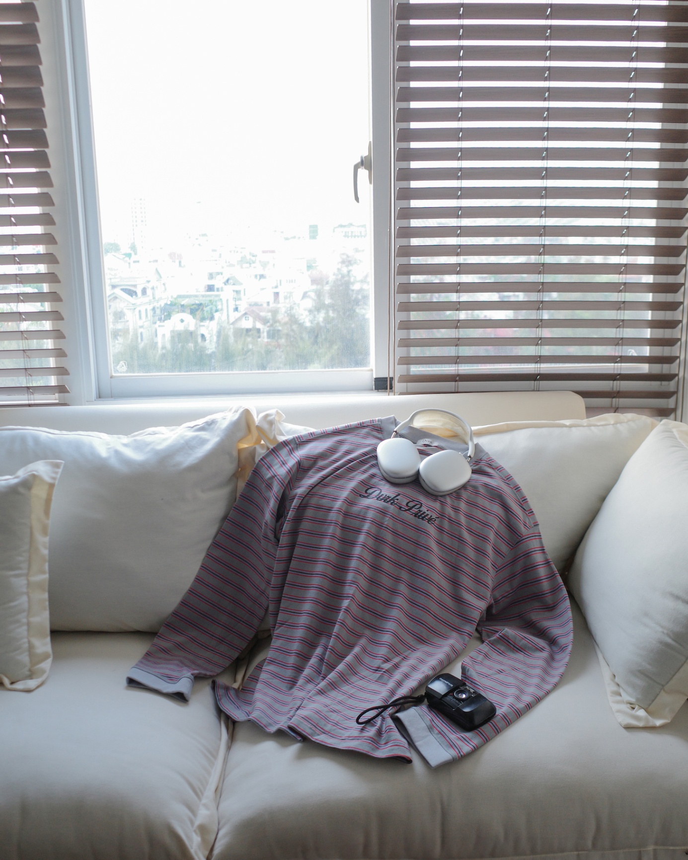 DVRK PRIVÉ STRIPED LONG SLEEVES TEE - PASTEL PURPLE 10