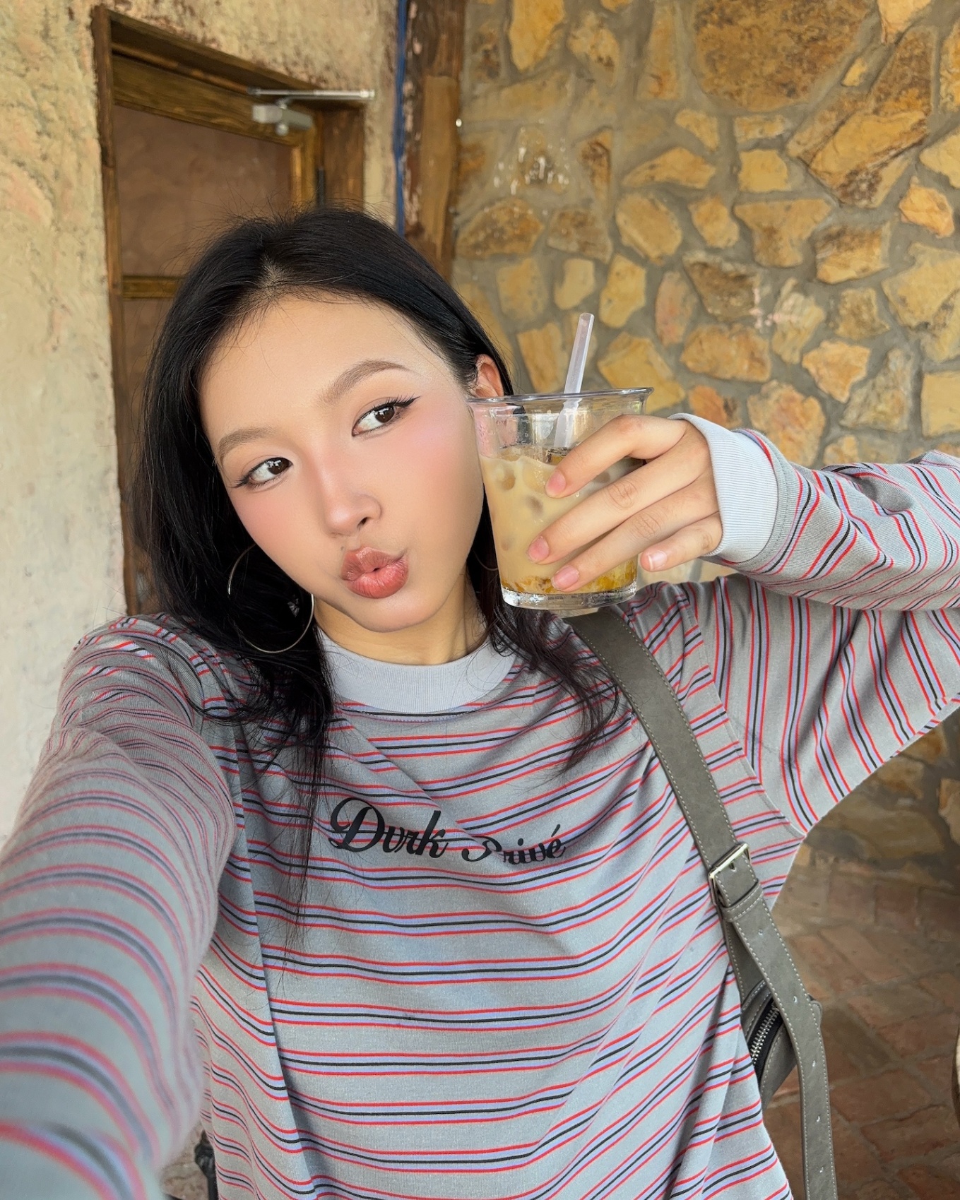 DVRK PRIVÉ STRIPED LONG SLEEVES TEE - PASTEL PURPLE 7