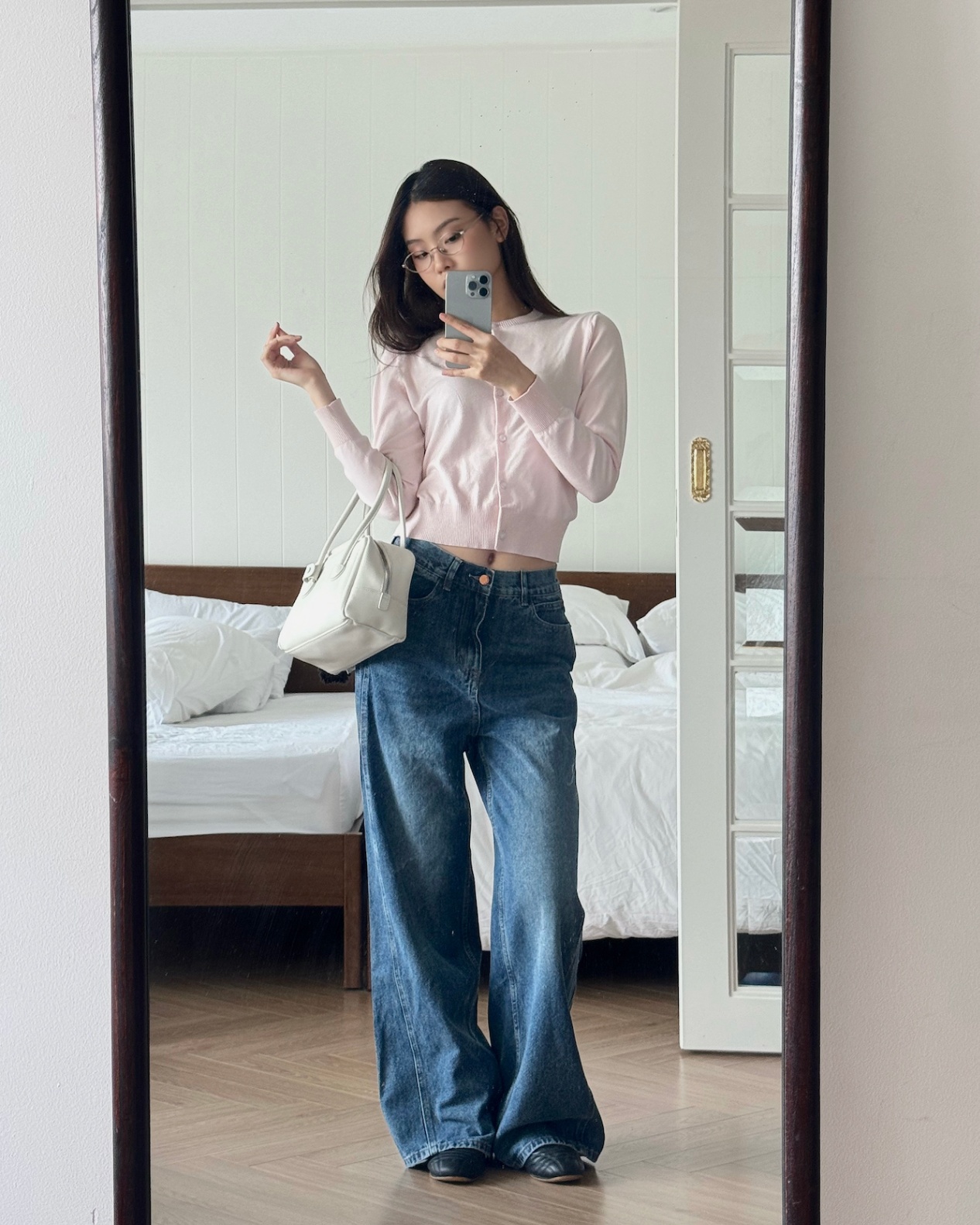 DVRK PRIVÉ BASIC CARDIGAN KNIT SET - LIGHT PINK