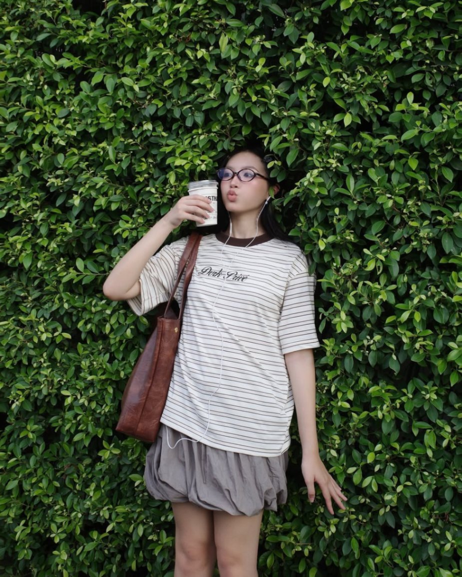 DVRK PRIVÉ STRIPED SHORT SLEEVES TEE - WHITE 8