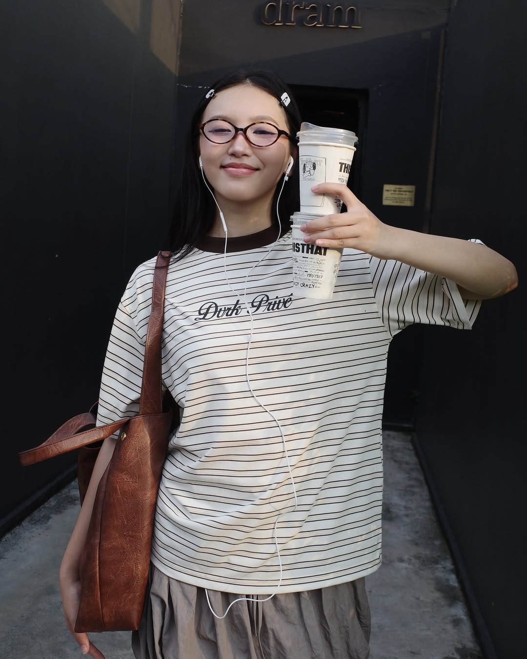 DVRK PRIVÉ STRIPED SHORT SLEEVES TEE - WHITE 5