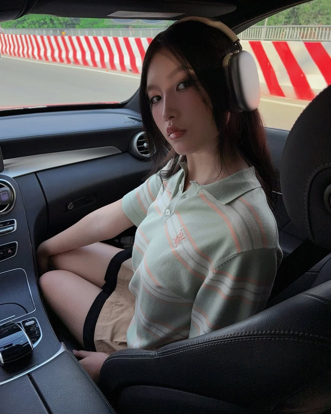 DVRK PRIVÉ STRIPE KNIT POLO - MINT 9