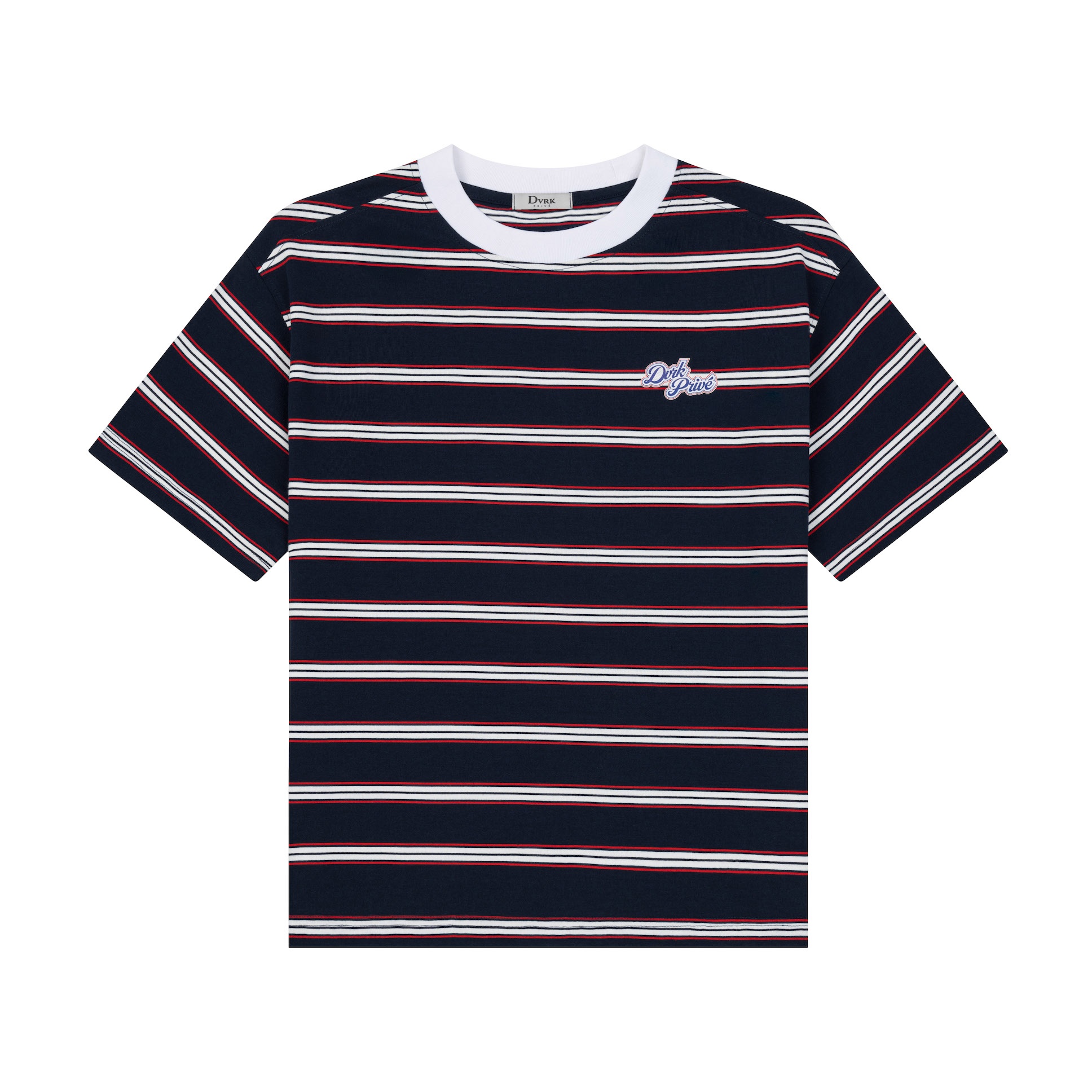 DVRK PRIVÉ STRIPE TEE - NAVY