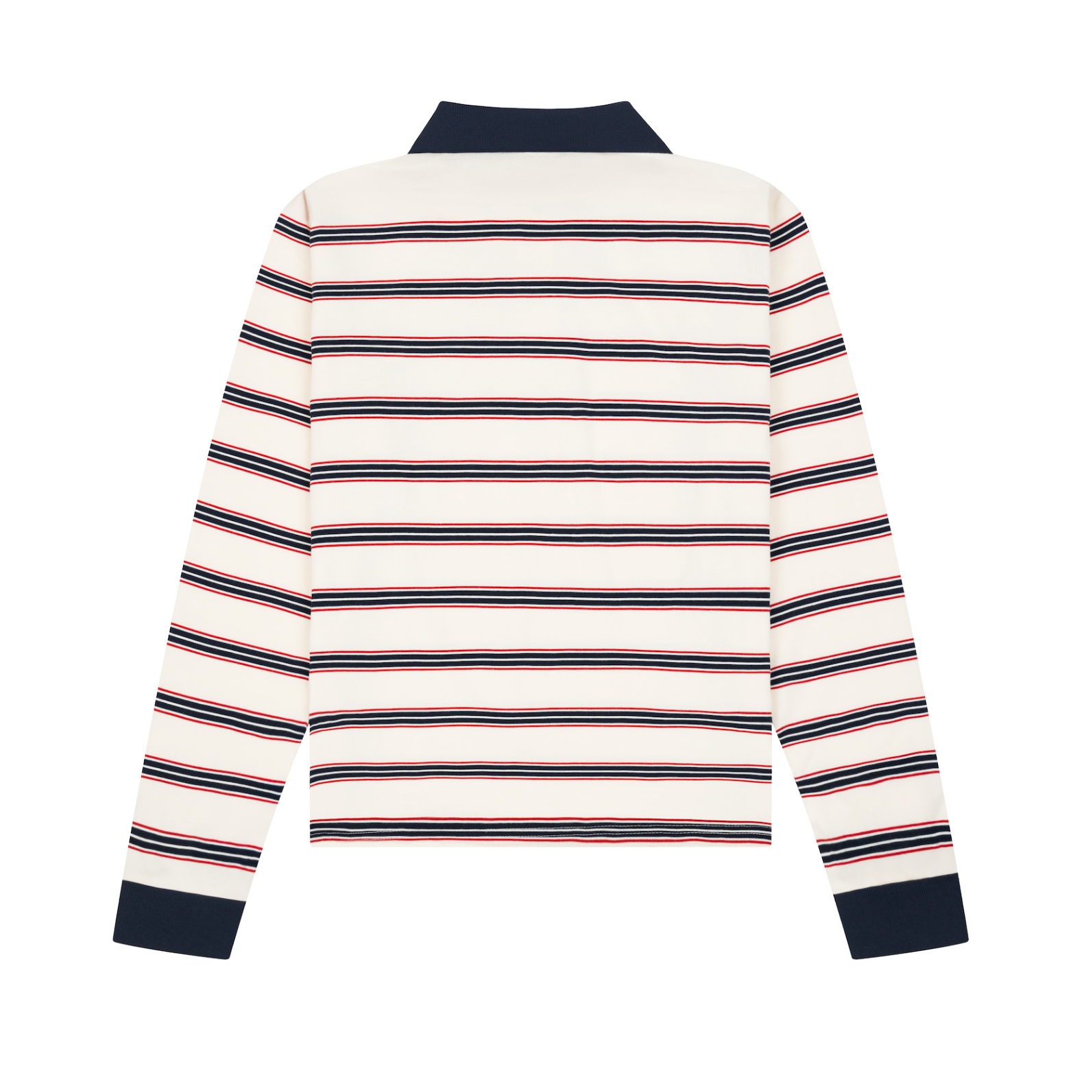 DVRK PRIVÉ STRIPE POLO - CREAM 2