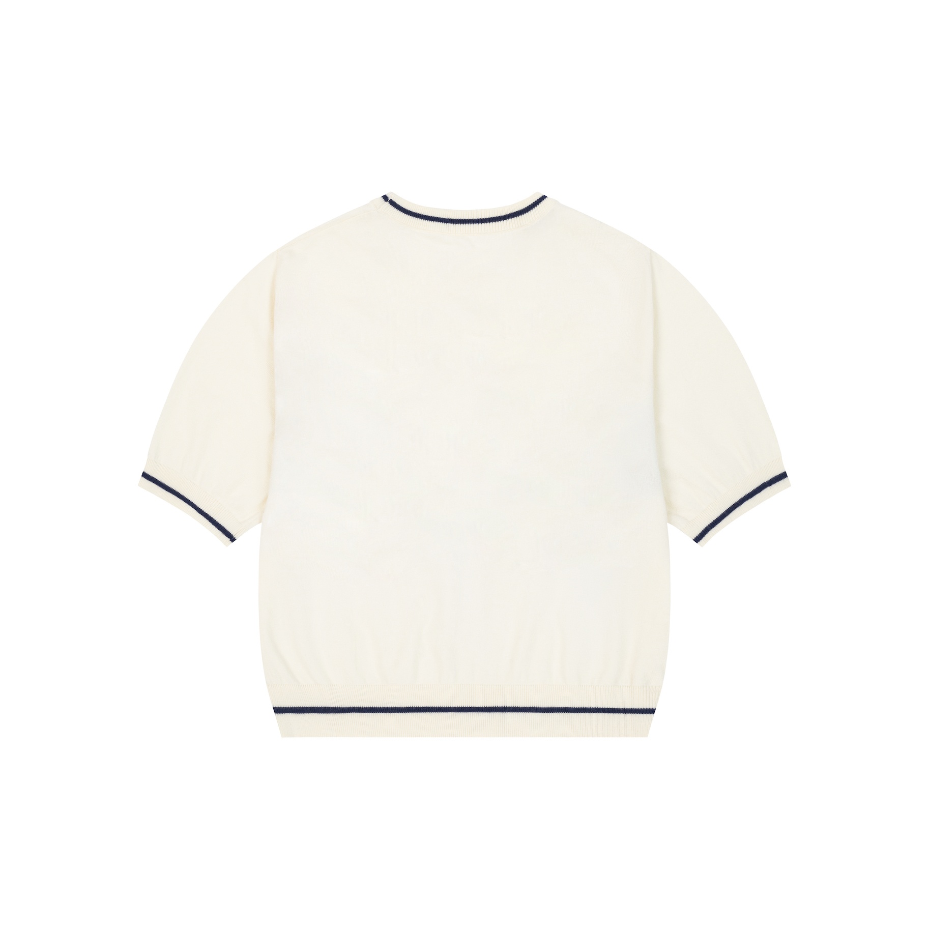 DVRK PRIVÉ BAR LOGO KNIT TEE (W) - WHITE 2