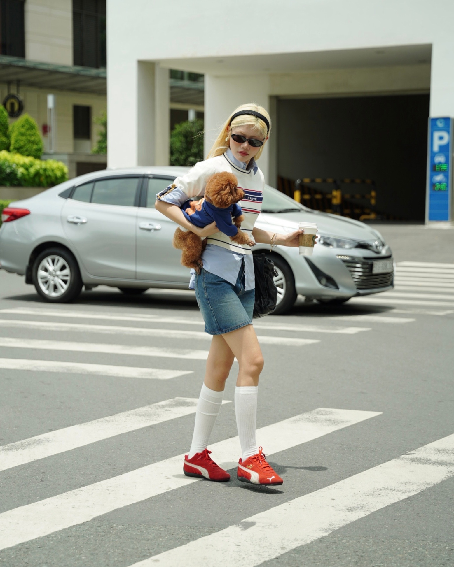 DVRK PRIVÉ MULTI STRIPE KNIT TEE (W) - WHITE 9