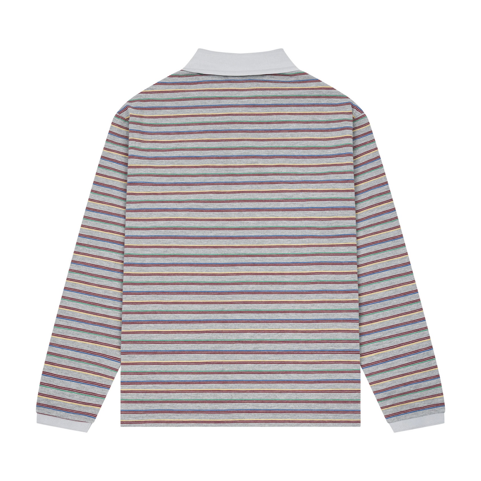 DVRK PRIVÉ THIN STRIPE LONGSLEEVES POLO - GREY 2