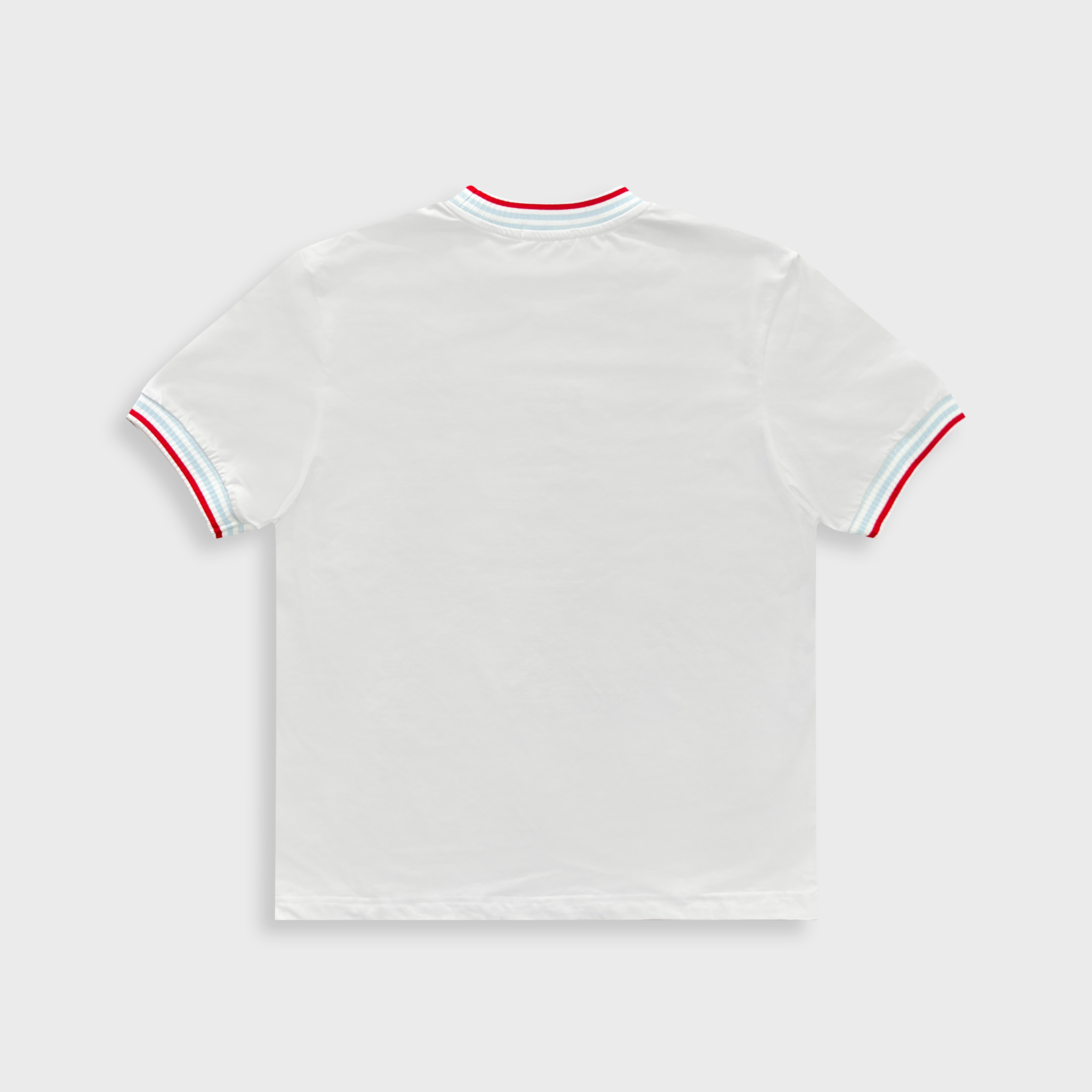 DVRK PRIVÉ STRIPE COLLAR TEE - CREAM 2