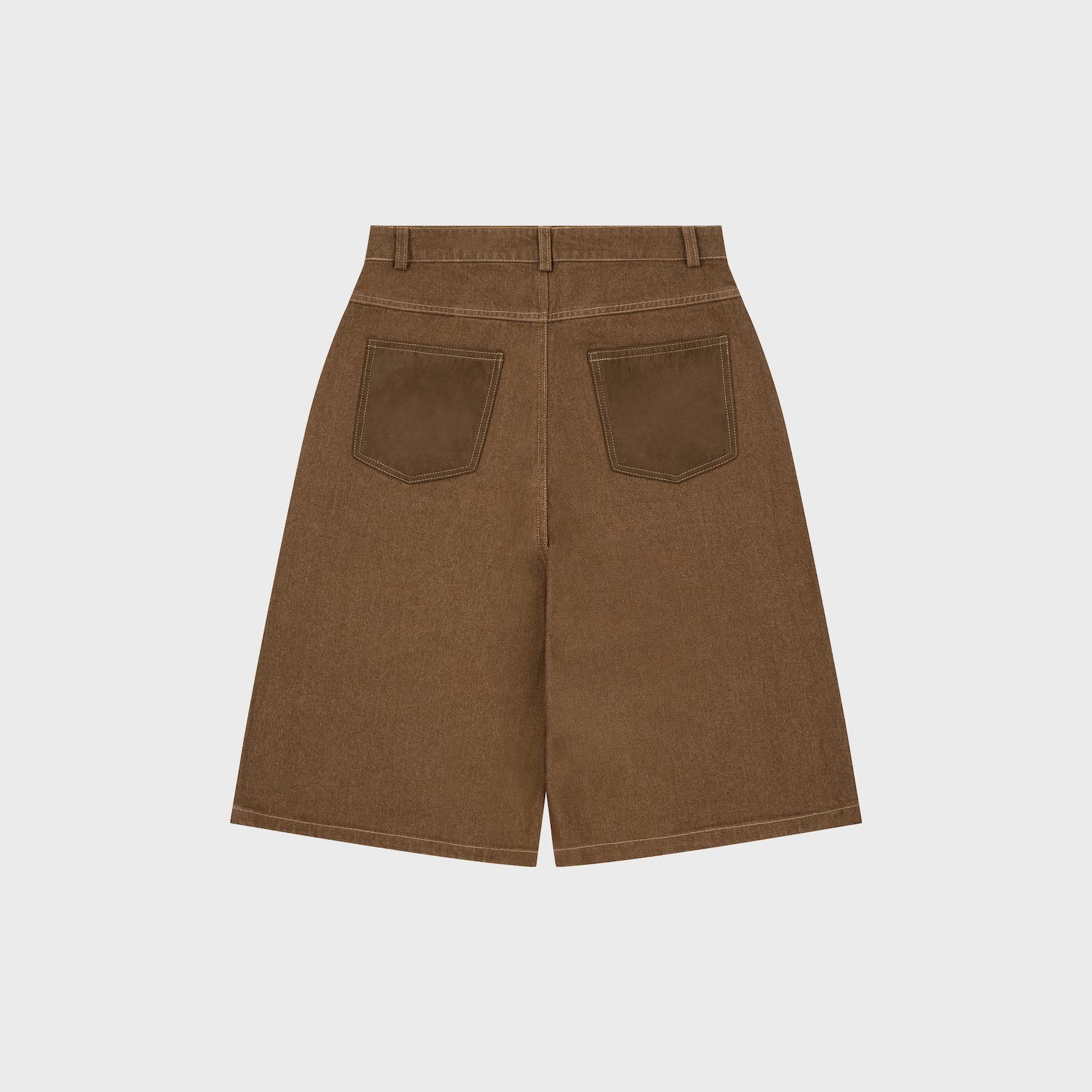 DVRK PRIVÉ DENIM JORT PATCH - BROWN 2