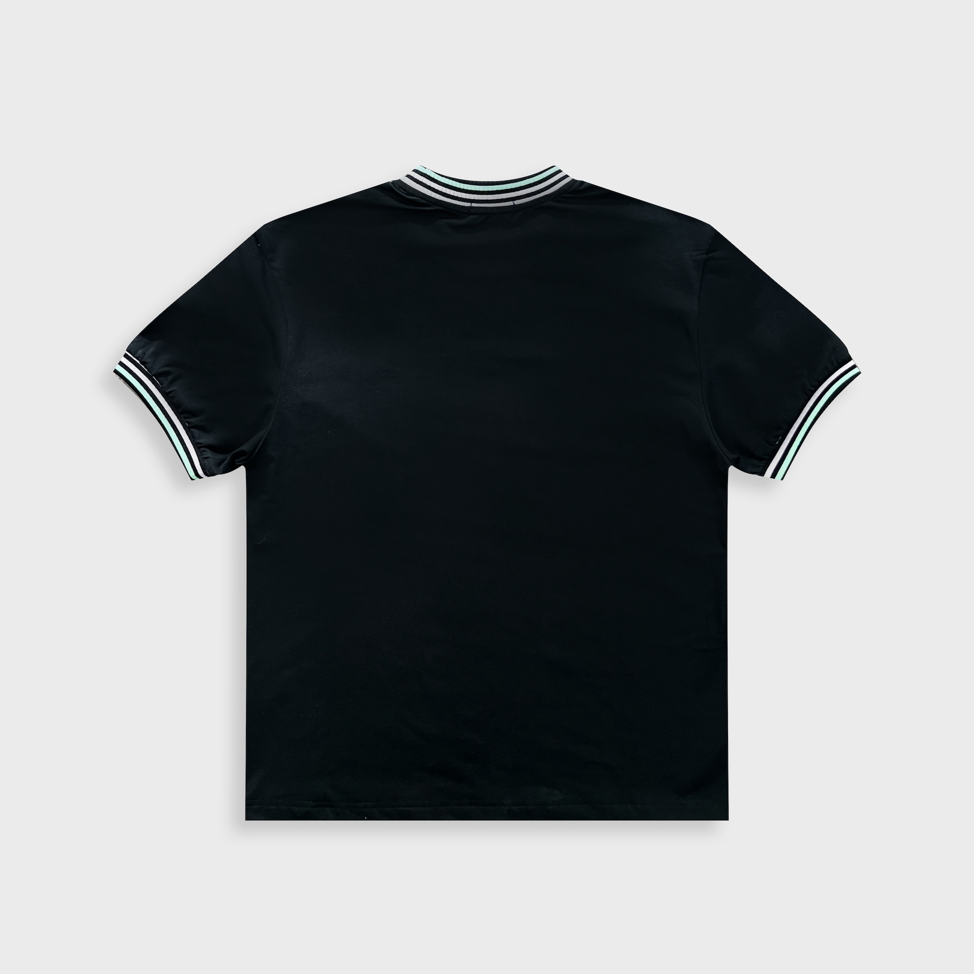 DVRK PRIVÉ STRIPE COLLAR TEE - BLACK - S 2