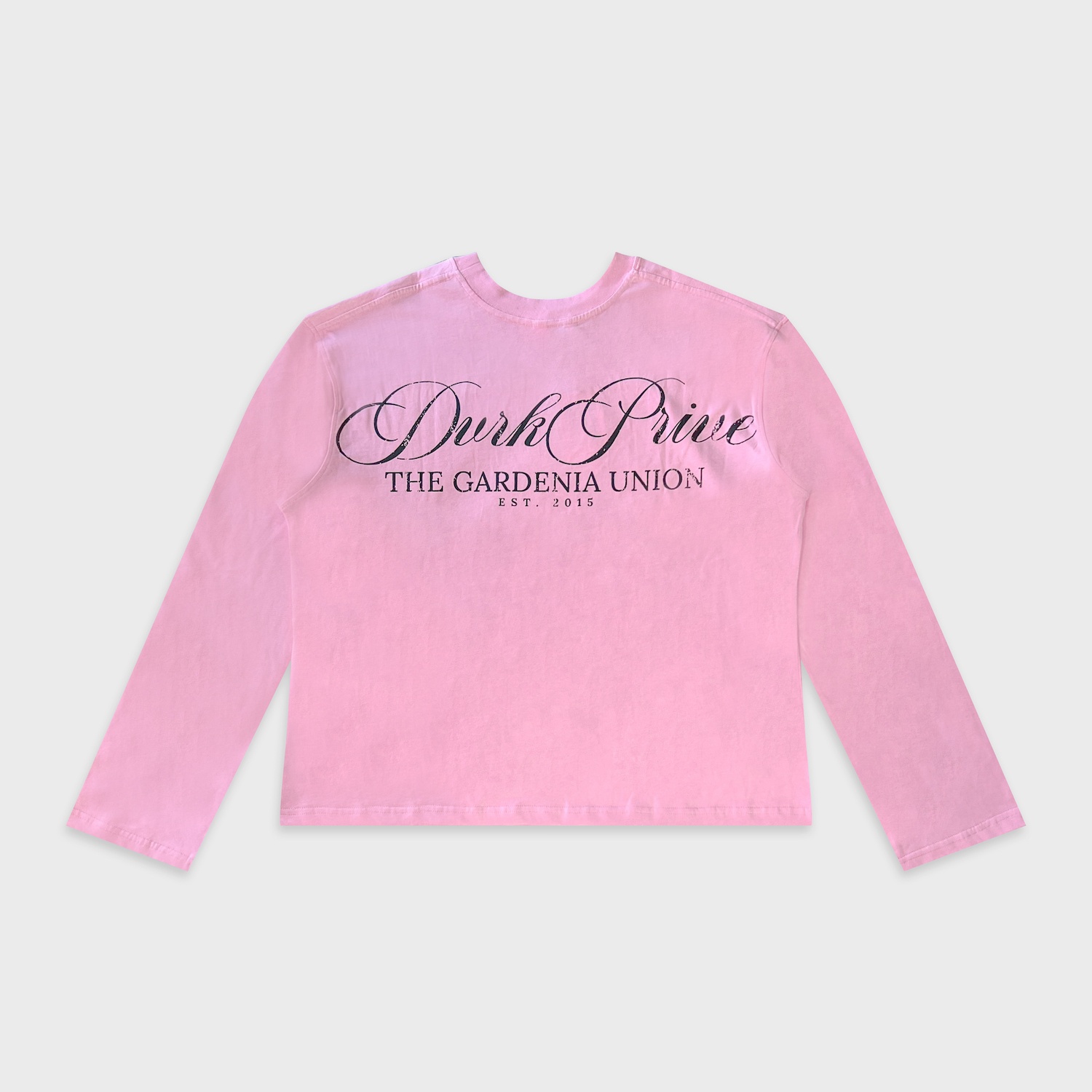 DVRK PRIVÉ GARDENIA UNION LONGSLEEVES TEE - PINK 2