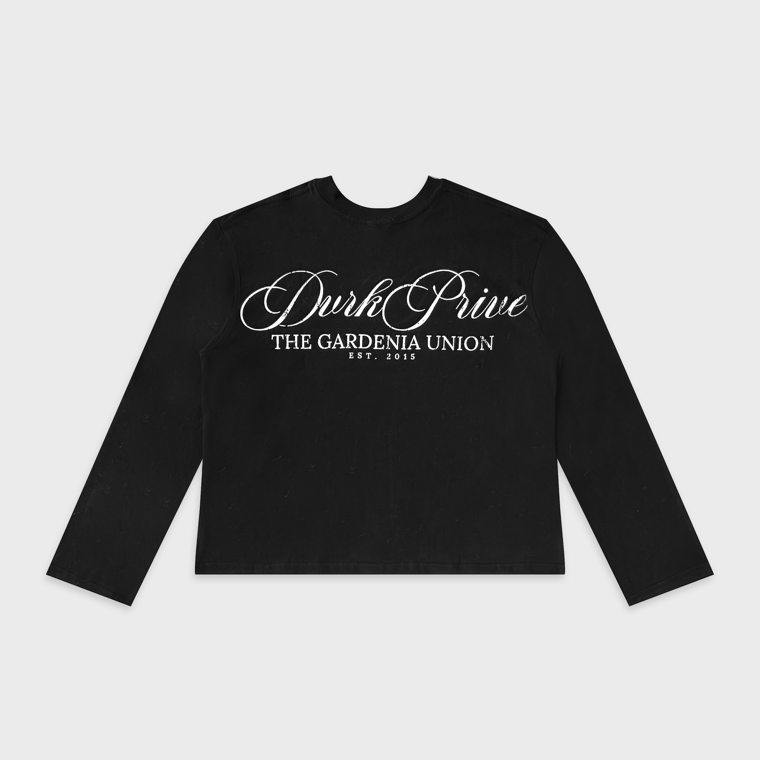 DVRK PRIVÉ GARDENIA UNION LONGSLEEVES TEE - BLACK 2