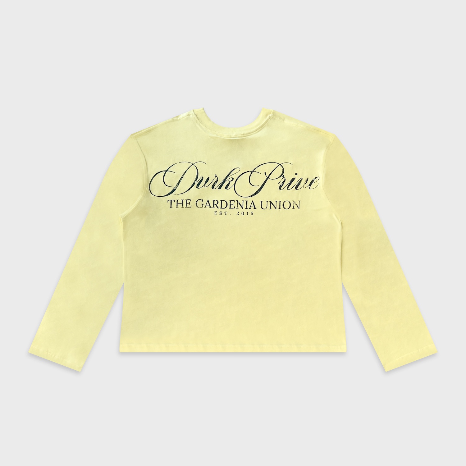 DVRK PRIVÉ GARDENIA UNION LONGSLEEVES TEE - YELLOW 2