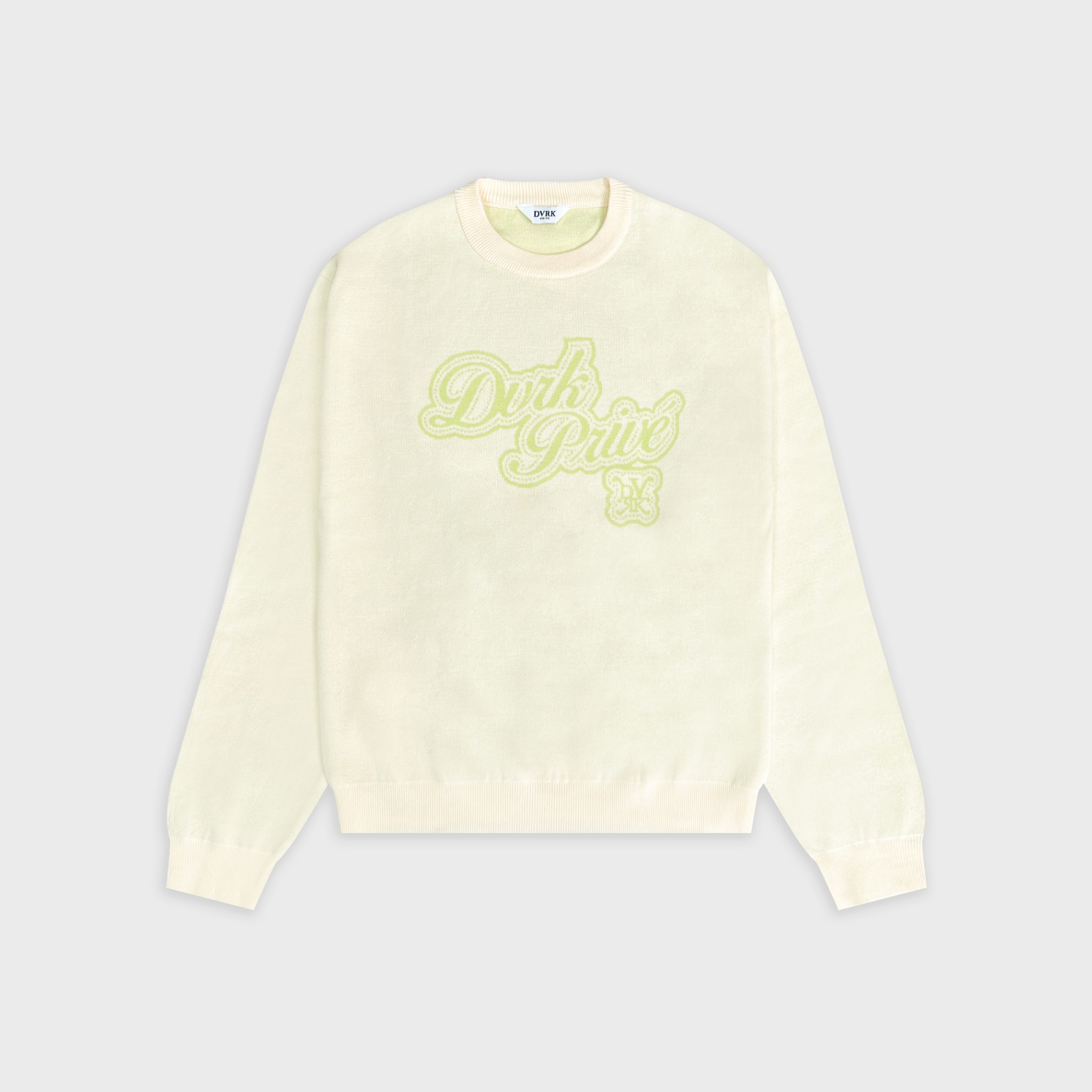 DVRK PRIVÉ LOGO KNIT SWEATER- MINT