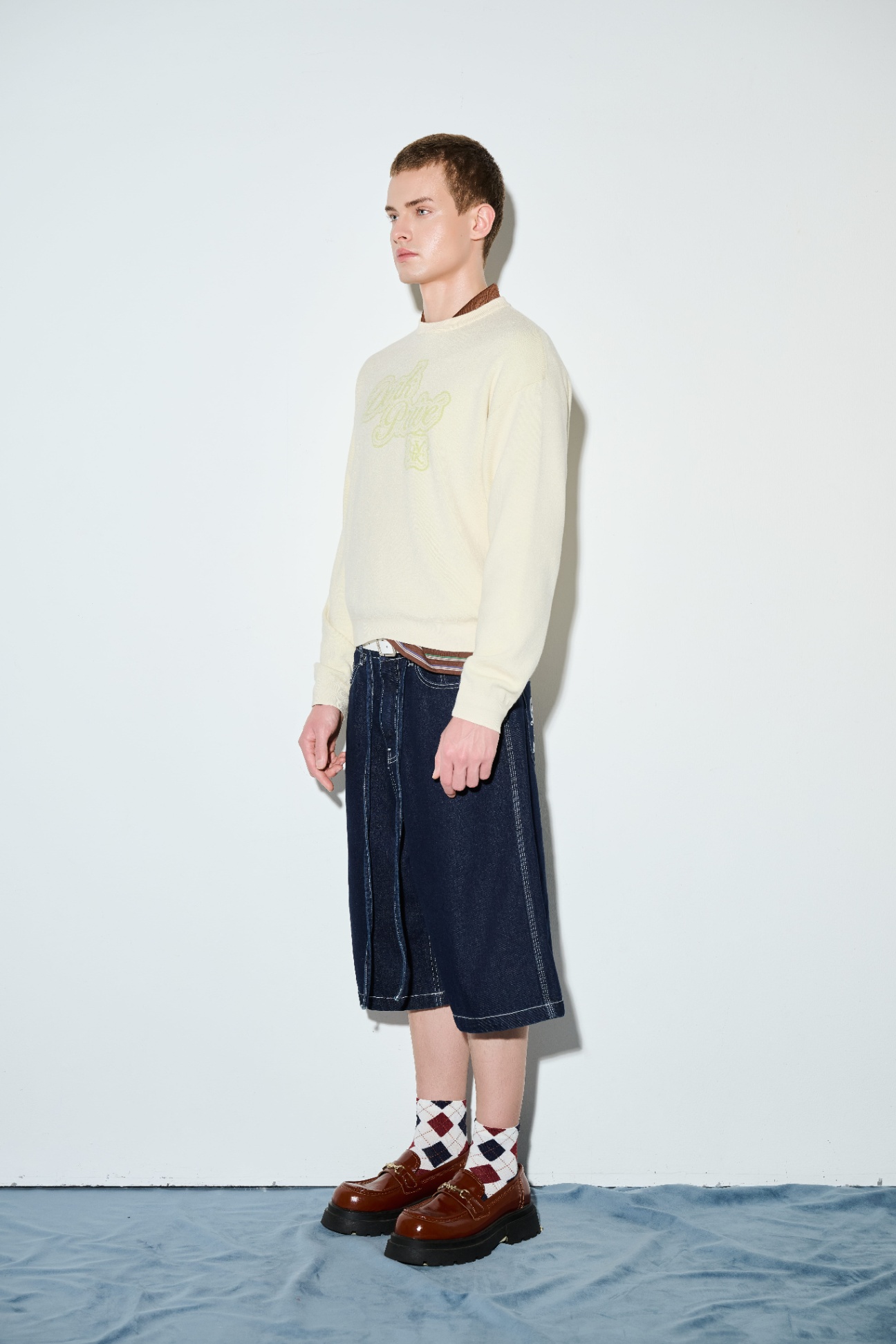 DVRK PRIVÉ LOGO KNIT SWEATER- MINT