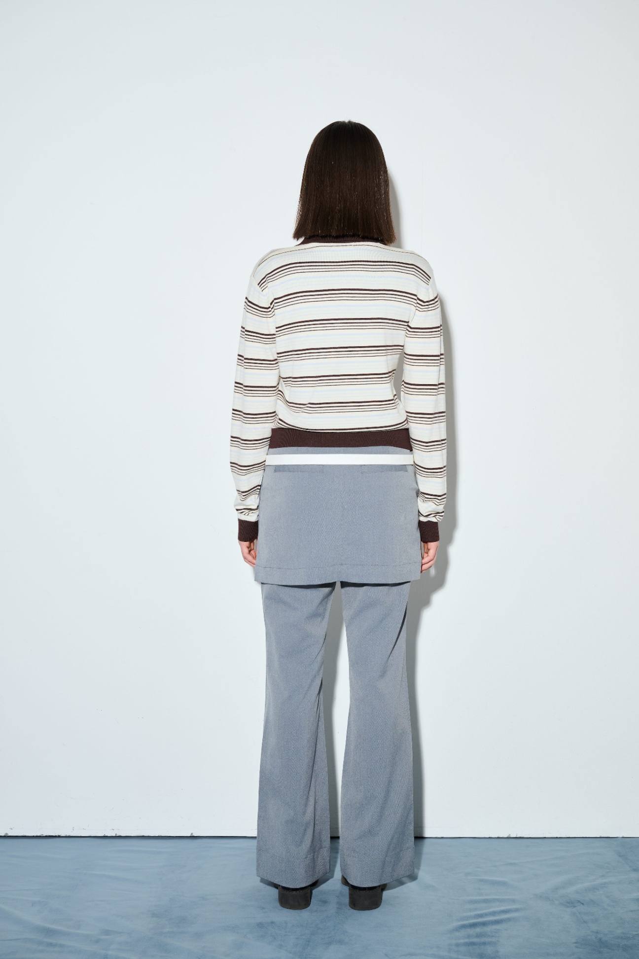 DVRK PRIVÉ MINISKIRT AND PANTS SET - GREY