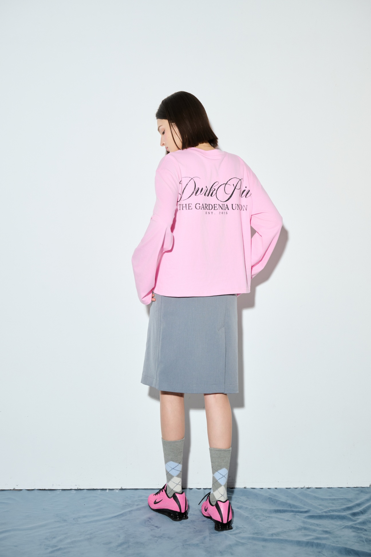 DVRK PRIVÉ GARDENIA UNION LONGSLEEVES TEE - PINK