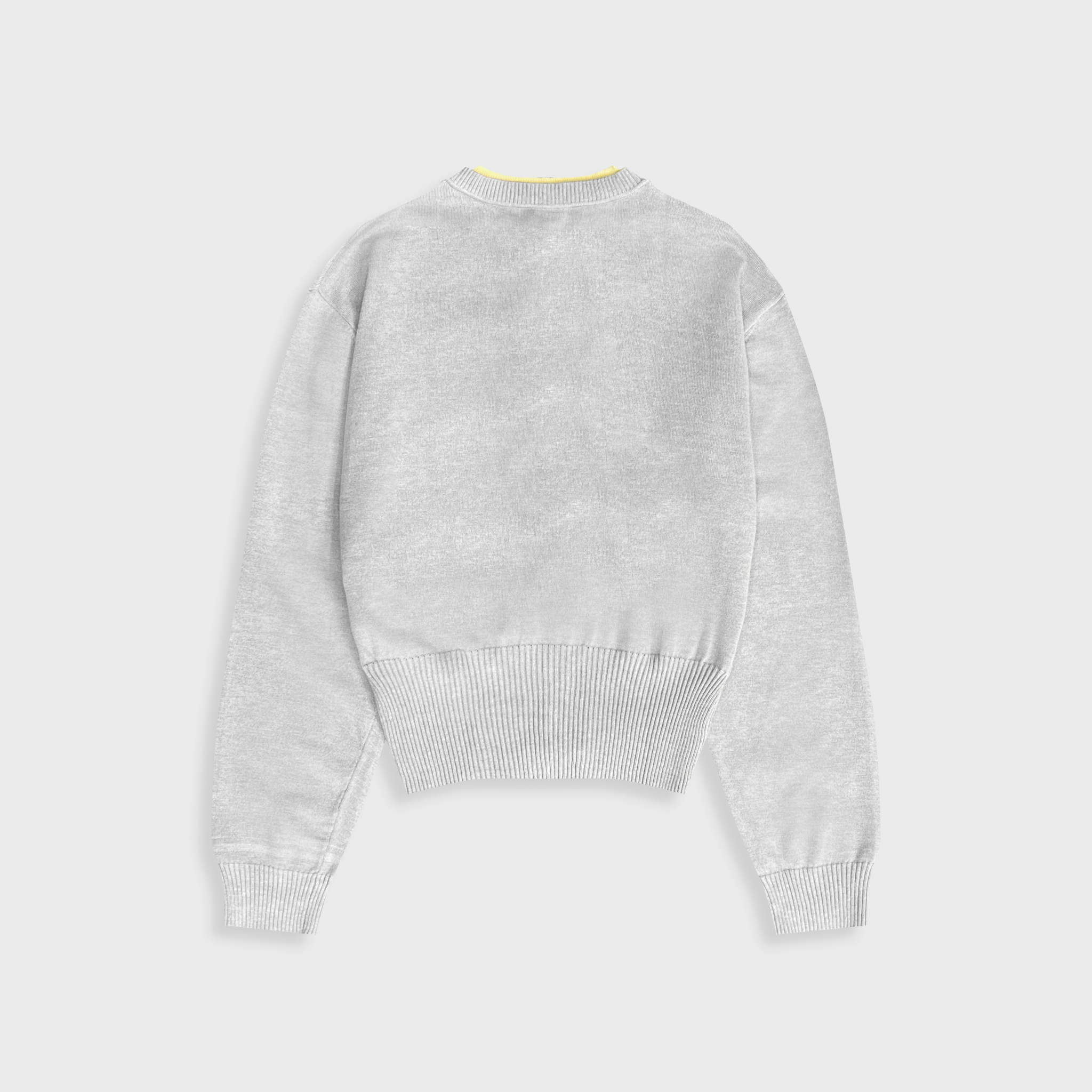 DVRK PRIVÉ LAYER KNIT CROP CARDIGAN - GREY