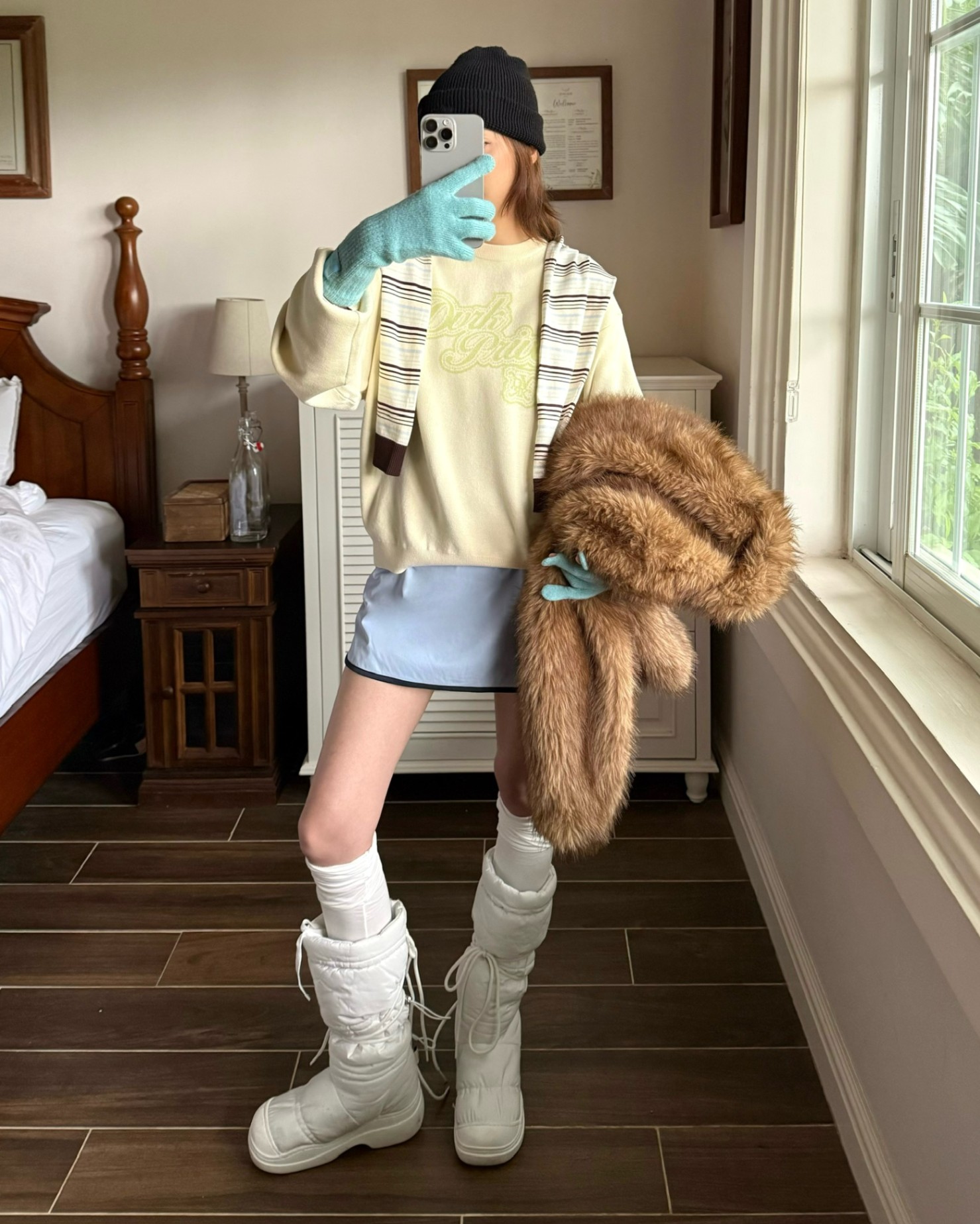 DVRK PRIVÉ MINISKIRT - LIGHT BLUE 9
