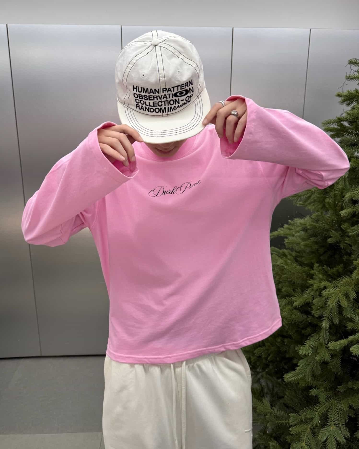 DVRK PRIVÉ GARDENIA UNION LONGSLEEVES TEE - PINK 5