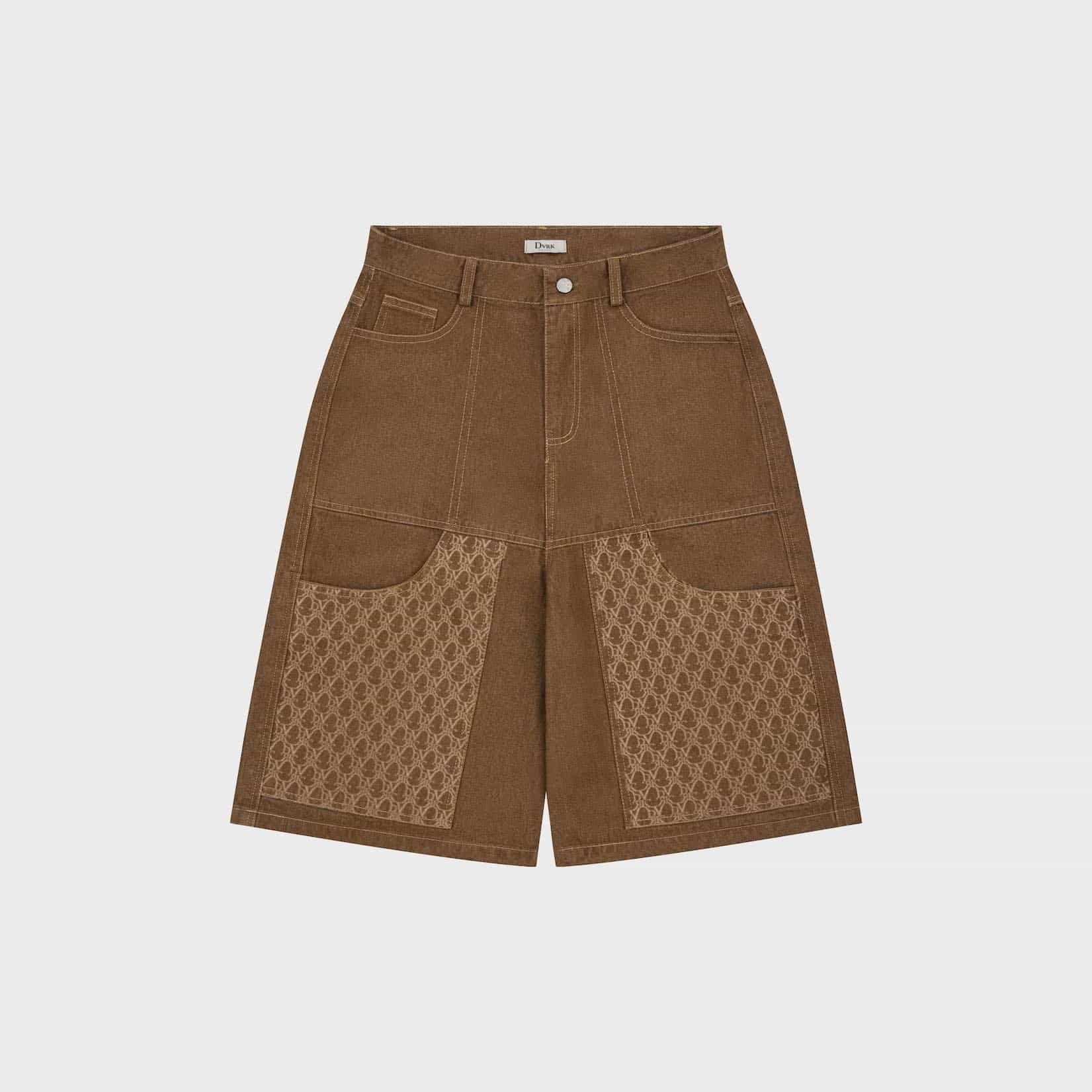 DVRK PRIVÉ DENIM JORT - BROWN
