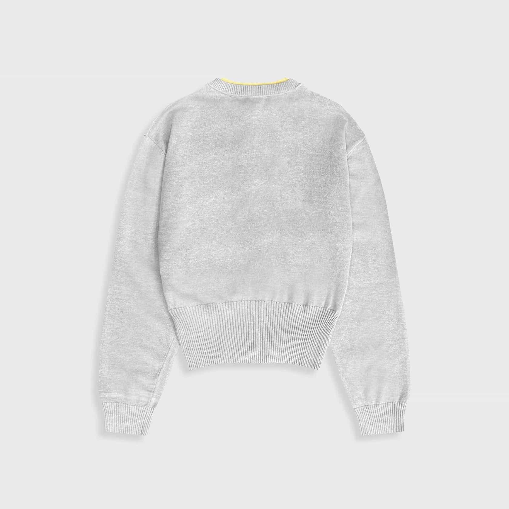 DVRK PRIVÉ LAYER KNIT CROP CARDIGAN - GREY 2