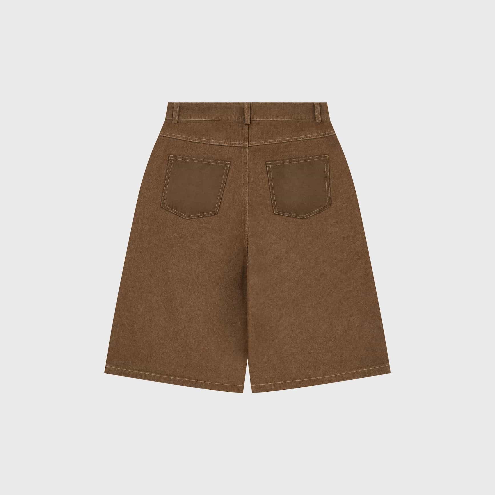 DVRK PRIVÉ DENIM JORT - BROWN 4